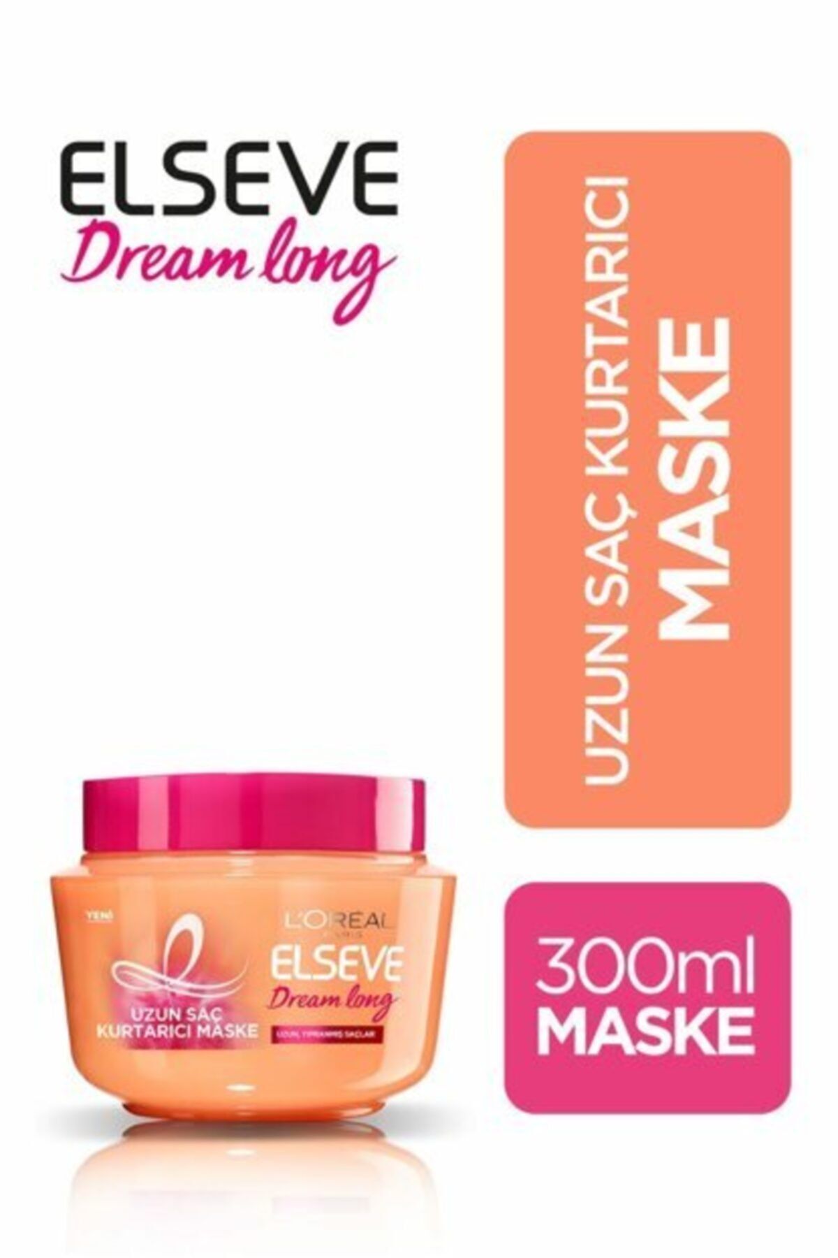 ELSEVE Saç Maskesi - Dream Long Uzun Saç Kurtarıcı 300 Ml 3600523763856