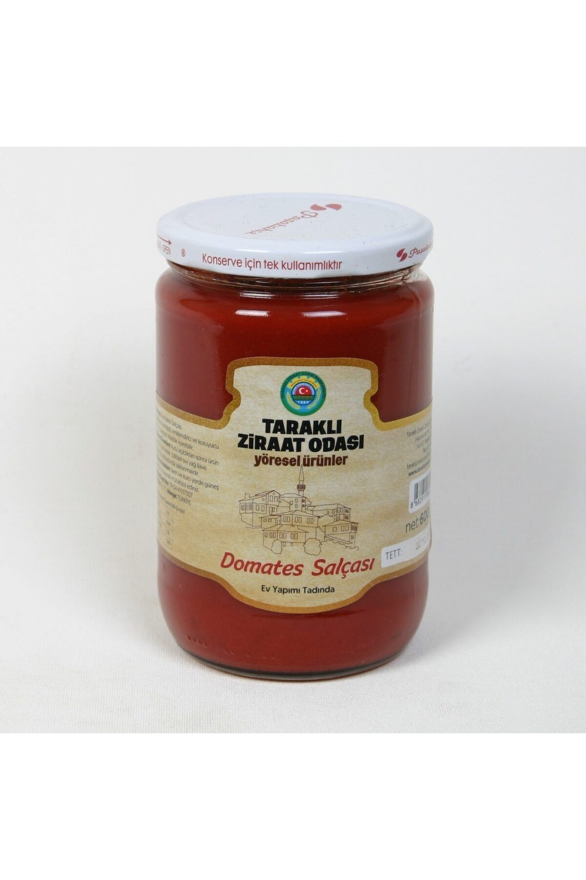 Taraklı Ziraat Odası Domates Salçası Organik Ev Yapımı 600gr