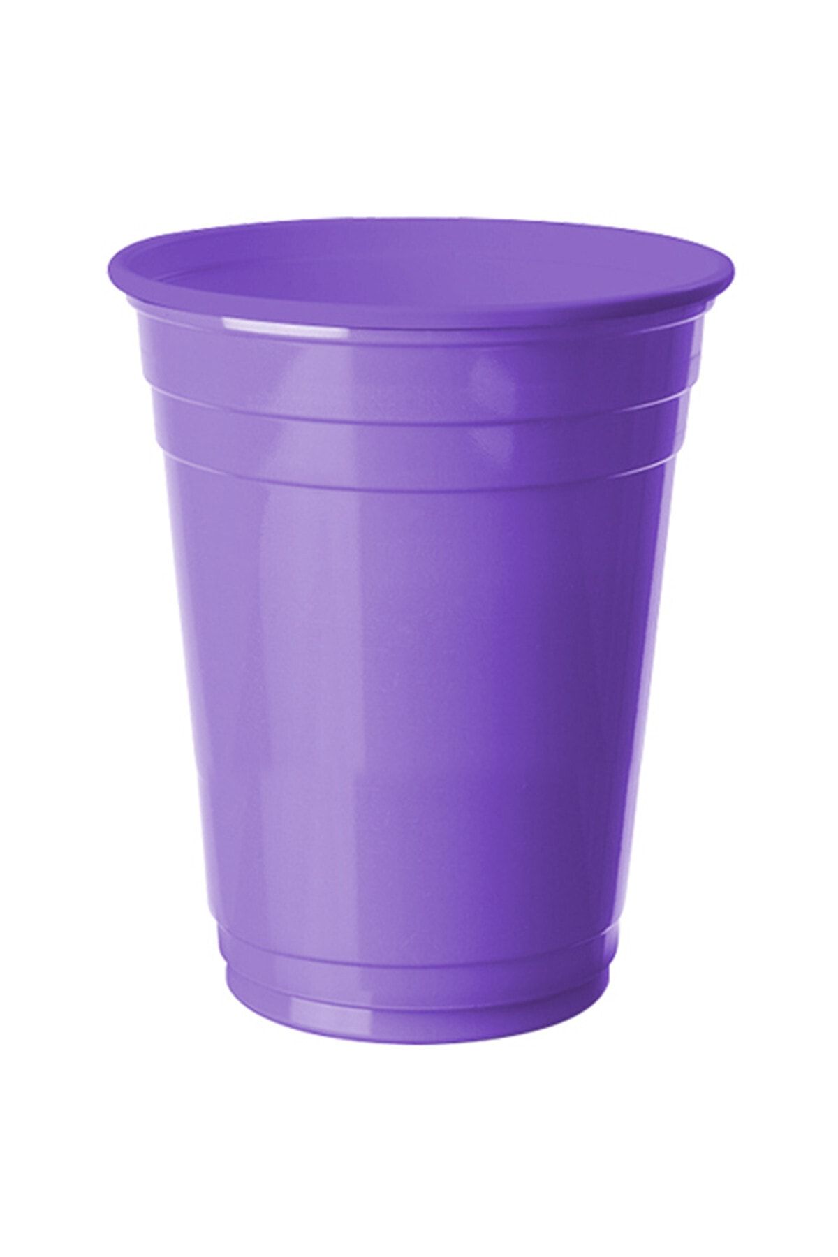 Parti dolabı Plastik Meşrubat Bardağı 8 Adet - Lila
