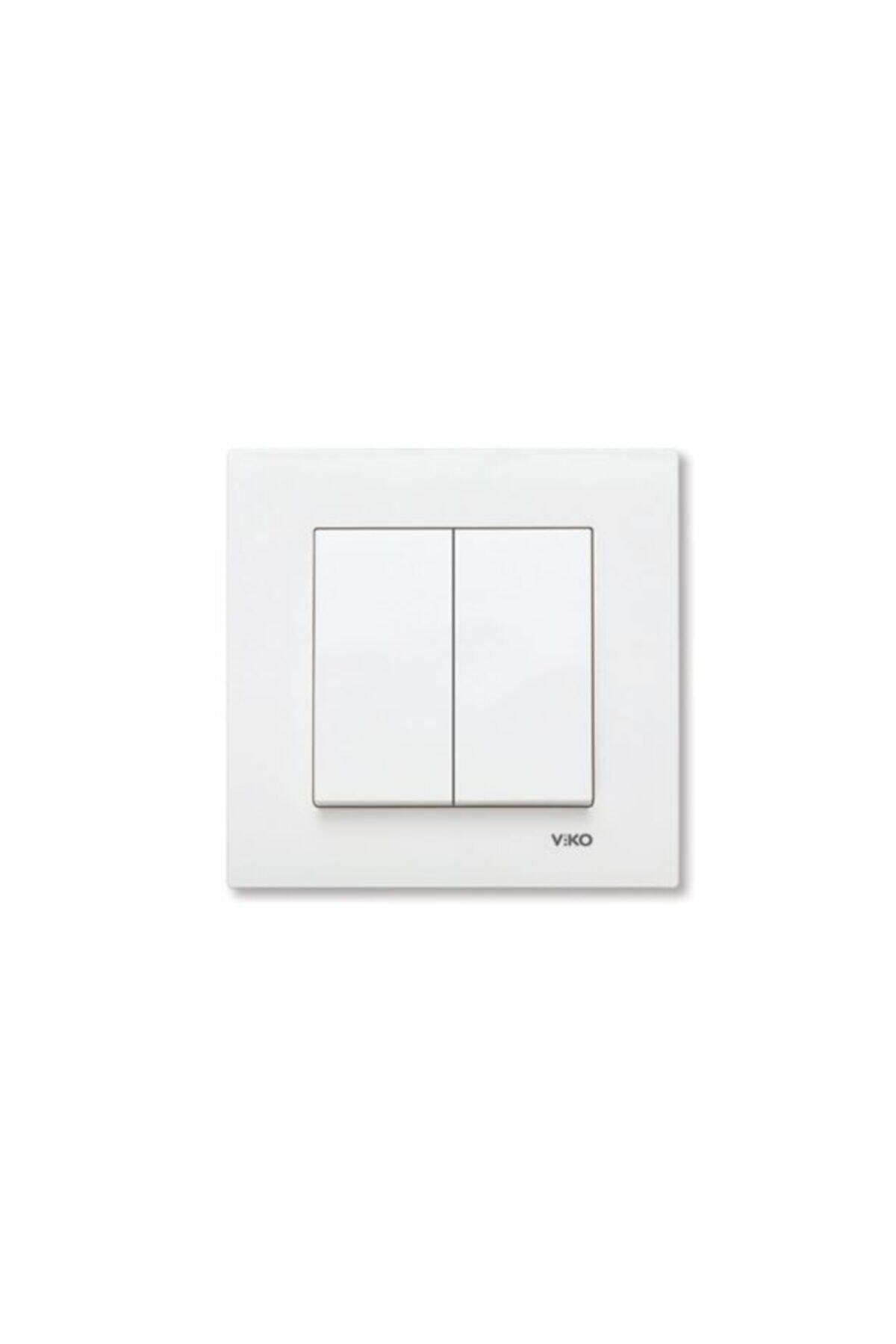 VİKO Karre Meridian Sıvaaltı Komütatör 2li Anahtar