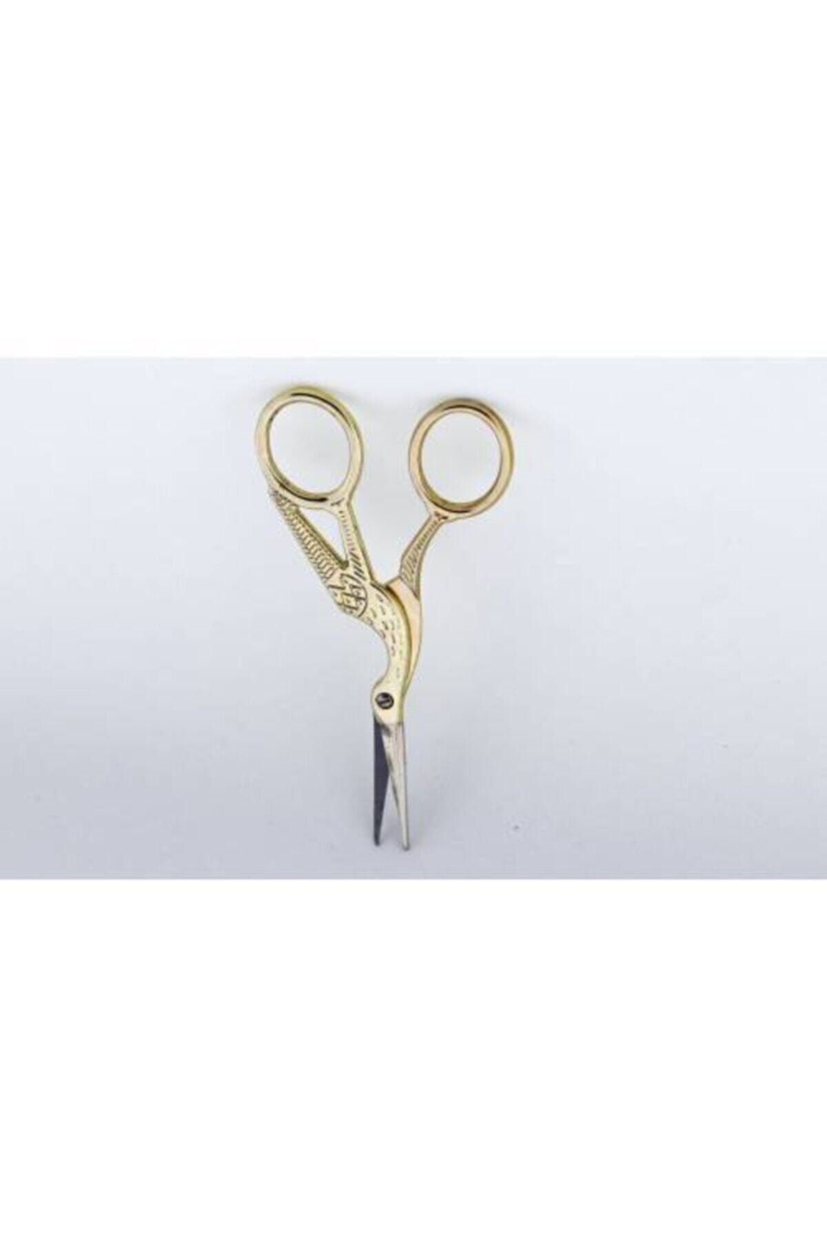 BAYRAM Altın Sarısı Kuğu Söz&nişan Makası &11 Cm