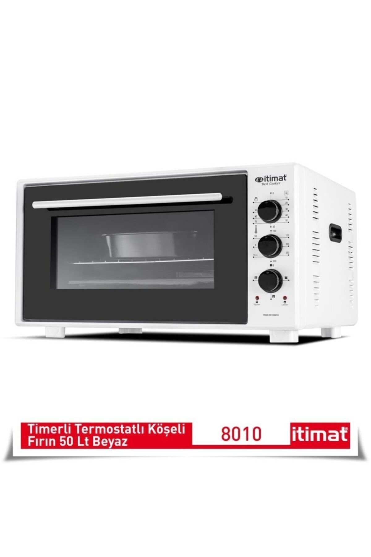 İtimat 8010 Mini Fırın Timerlı Termostatlı 50 Litre