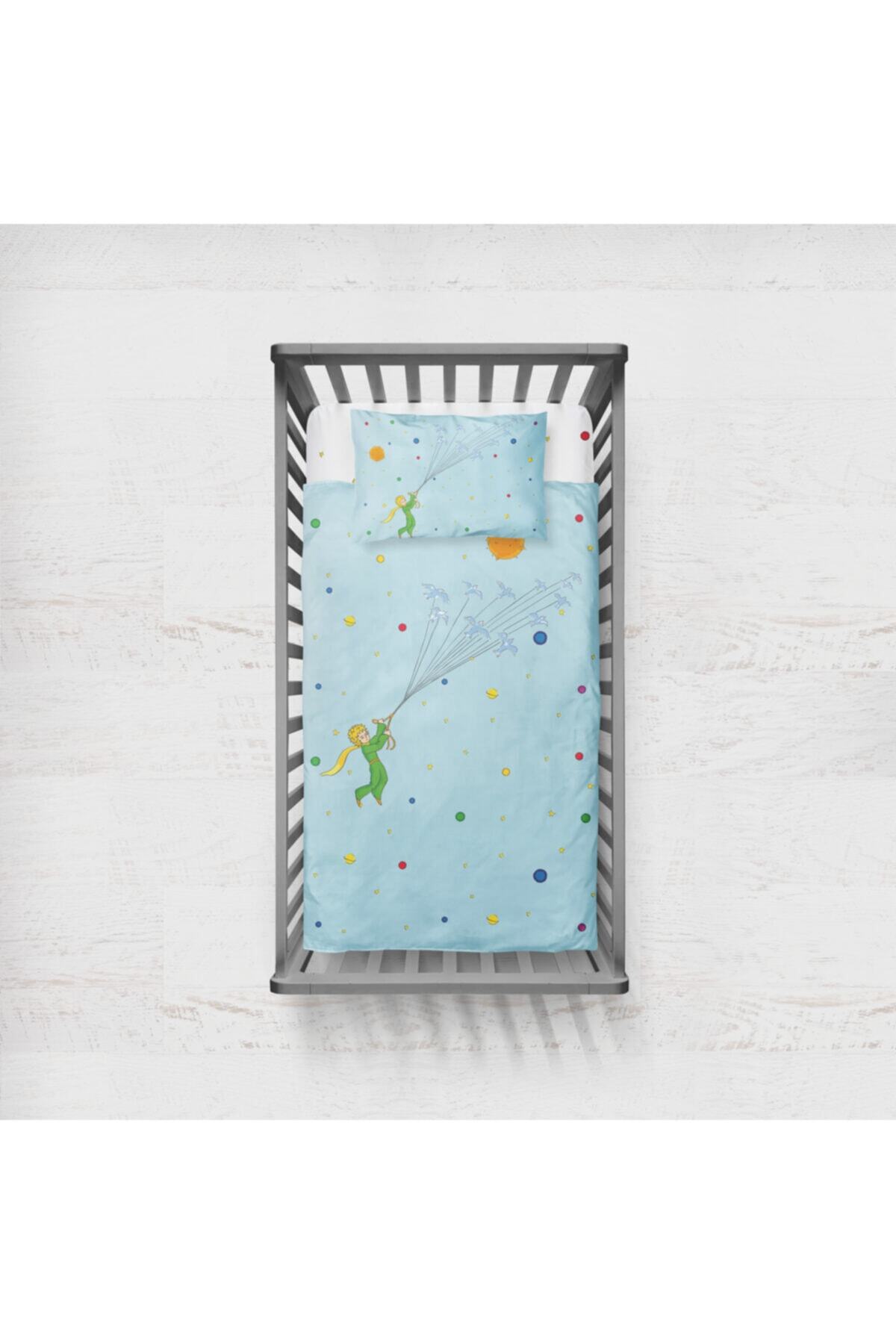 Neym Design Küçük Prens Bebek Boy Pamuk Saten Nevresim Takımı