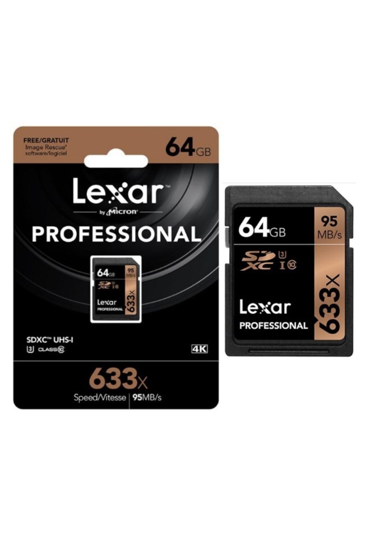 Lexar Hd Video Çekimleri Için, 64gb, 95mb/s Hafıza Kartı