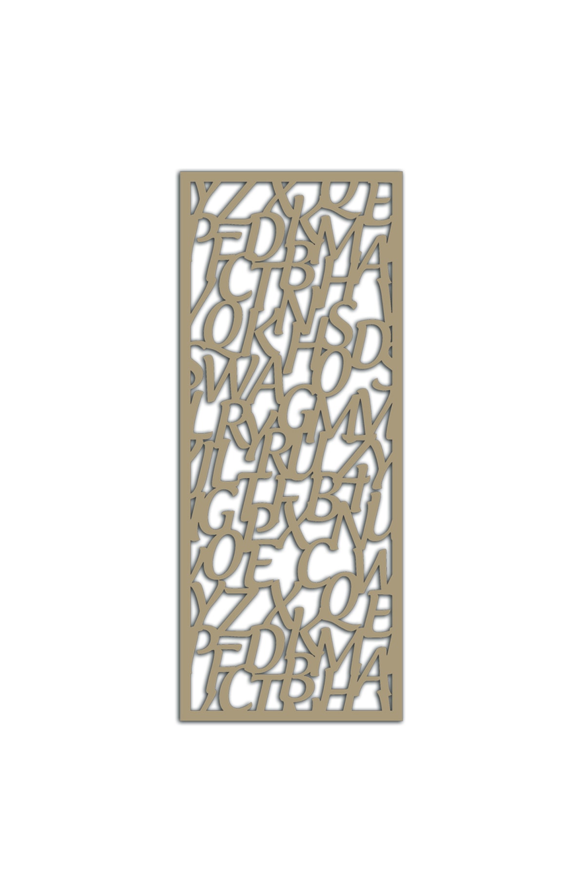Liar Dekor Liar Ahşap Seperatör (Paravan) - KSP-01 - (18 mm) - (100 cm x 210 cm) - (Ham)