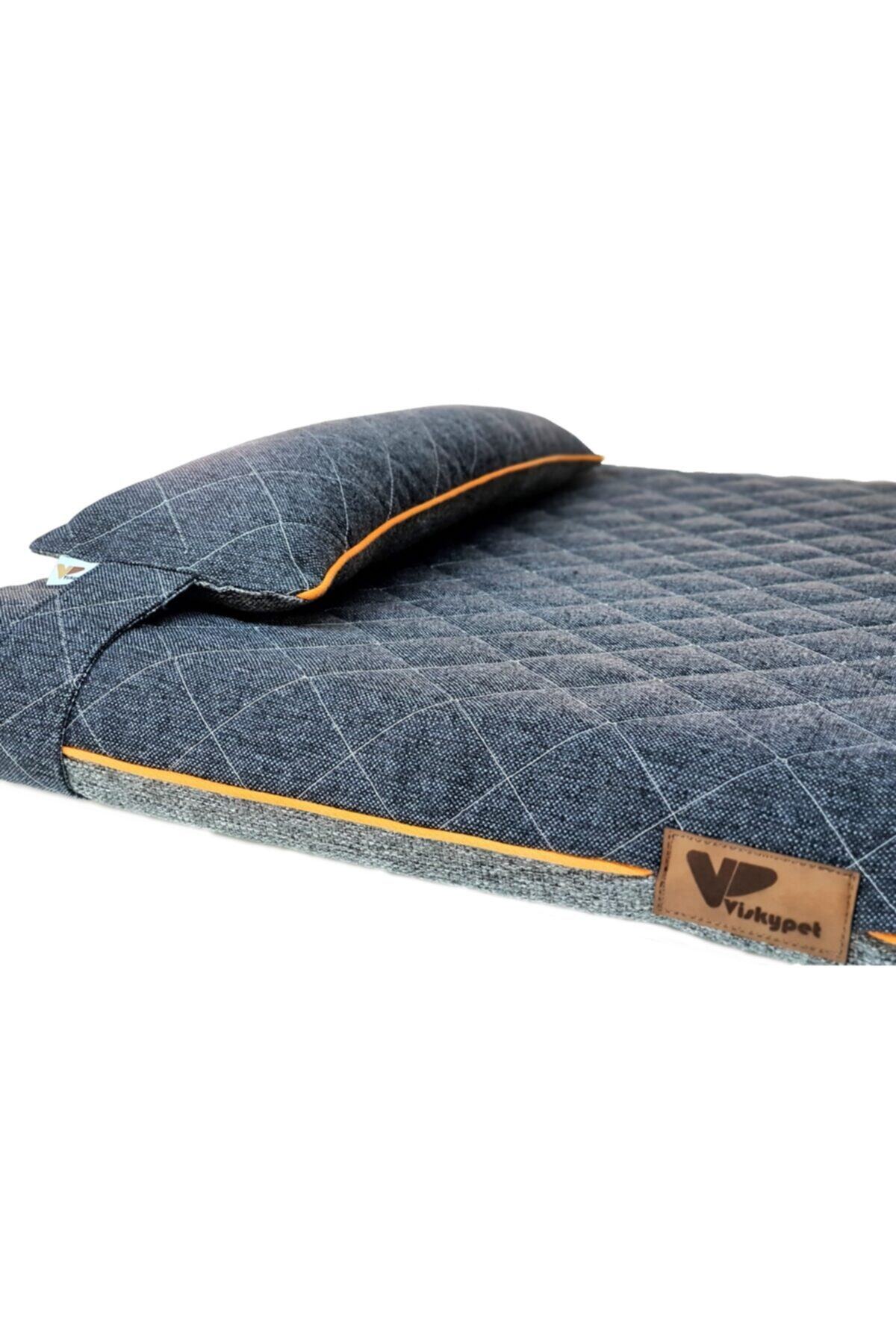 Viskypet Visco Ortopedik Köpek Minderi 100 X 80cm Koyu Gri