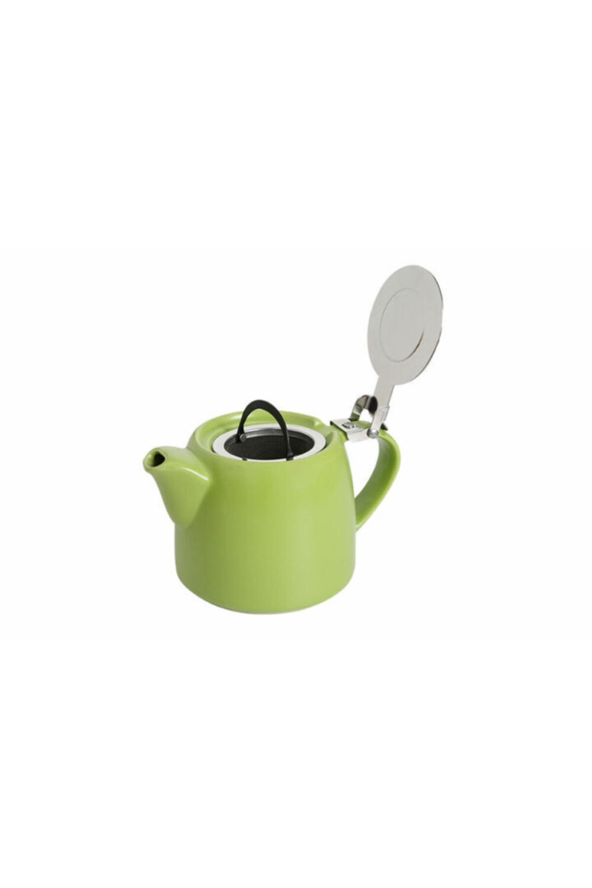 Porland Chai Süzgeçli Stoneware Demlik 600 Cc. -yeşil