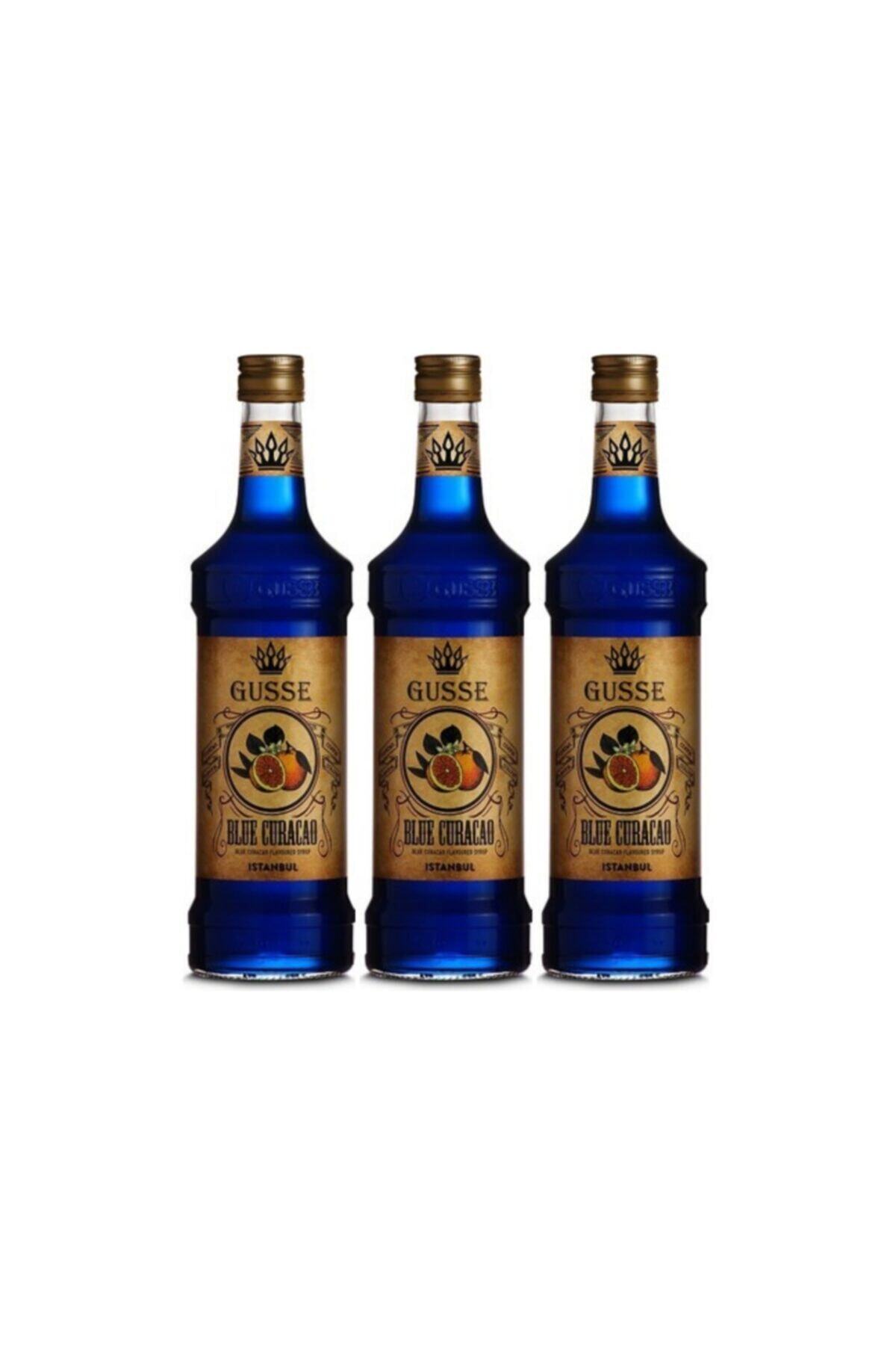 Gusse Turunç (blue Curocao) Kokteyl Şurubu 3 Adet
