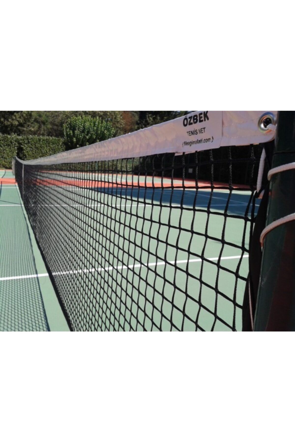 ÖZBEK Spor Tenis Filesi 4mm Nylon One Decker Profesyonel 12.80mt