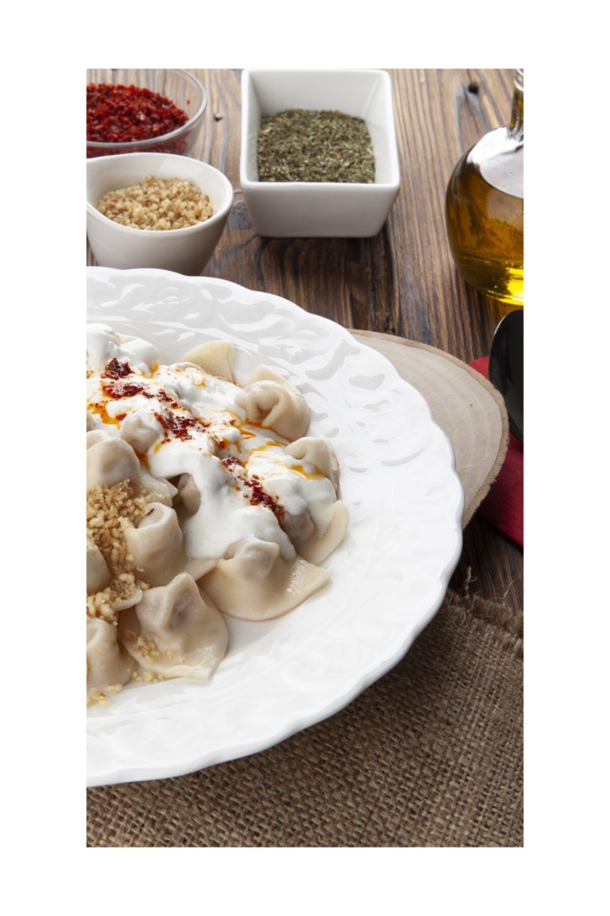 ELMASOĞLU MANTI Sinop Mantısı El Yapımı Etli Mantı Fırınlanmış Elmasoğlu Kalitesiyle 850 Gr.