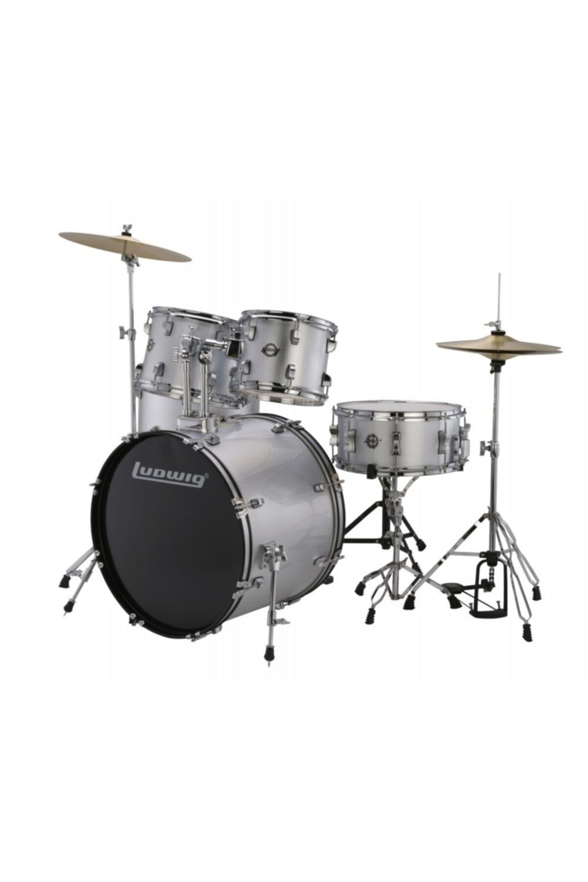Ludwig Accent Fuse Akustik Davul Seti - Gümüş
