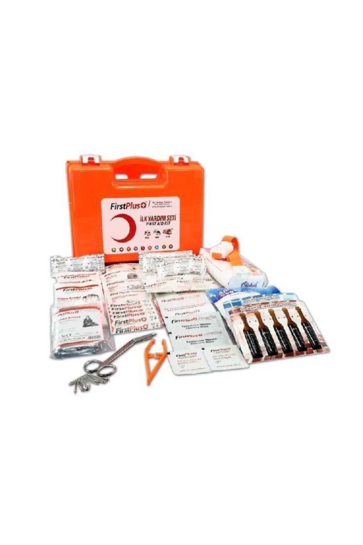FirstPlus İlk Yardım Seti Mobil Çanta Fp 04.101 İş Yeri Turuncu