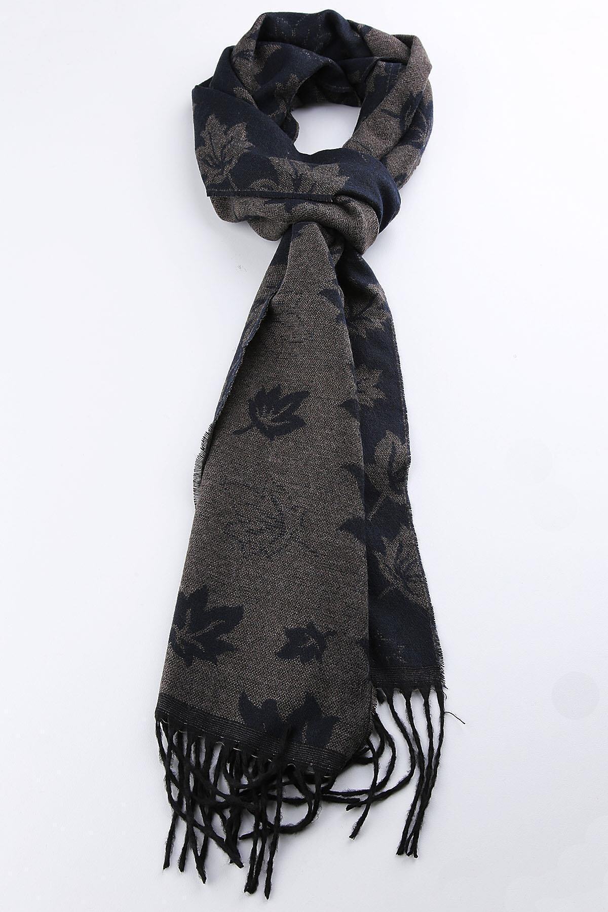 Kravatkolik Erkek Lacivert Kahverengi Kaşkol K223