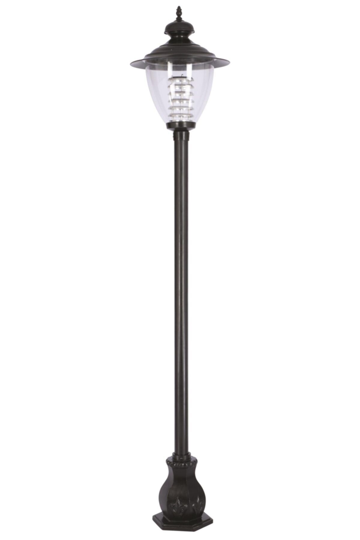 Avonni Avonnı Bdr-68016-bsy Siyah Boyalı Dış Mekan Aydınlatma E27 Aluminyum Döküm Dip Polikarbon Cam 50cm