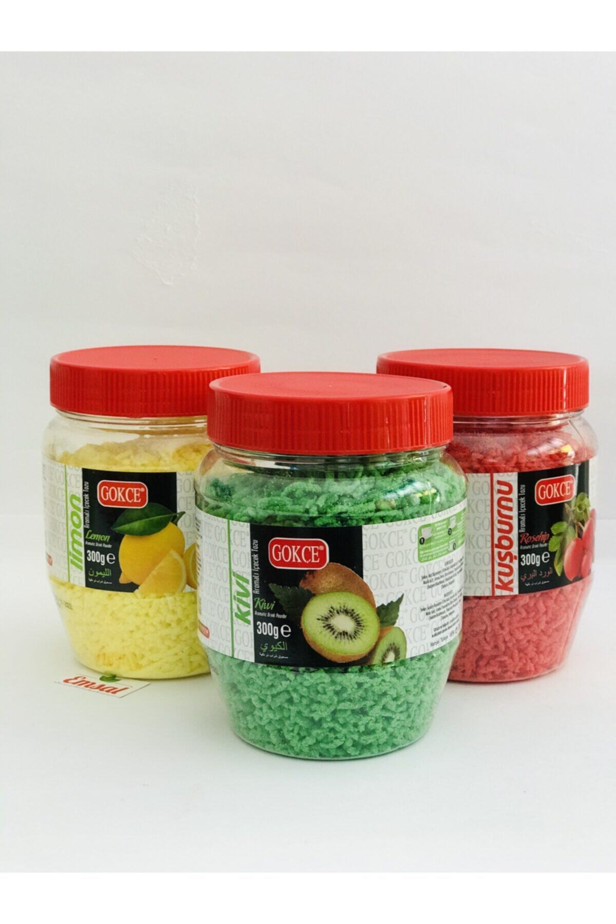 GÖKÇE ORALET Limon+kuşburnu+kivi 300.gr*3 Adet