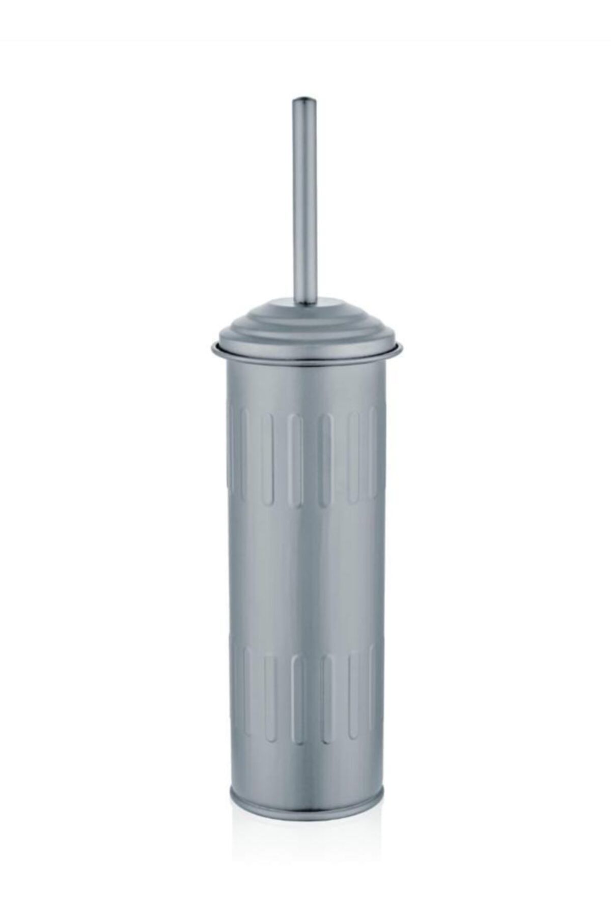 The Mia Galvaniz 40x11cm Tuvalet Fırçası Metalik Gri Tkn005