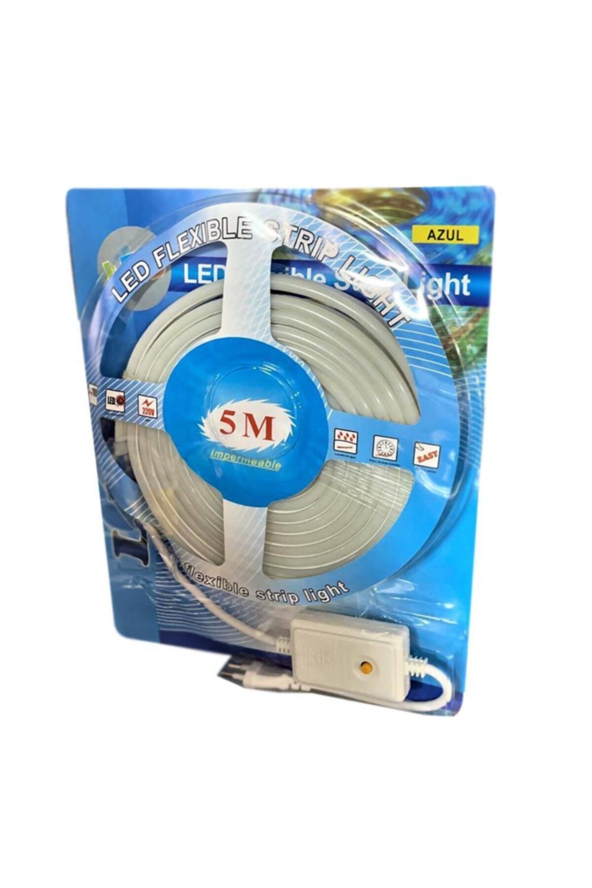 firsatgeldi 5 M Neon Hortum Led Çok Renkli Aydınlatma On Off Kumandalı Hortum Led Aydınlatma
