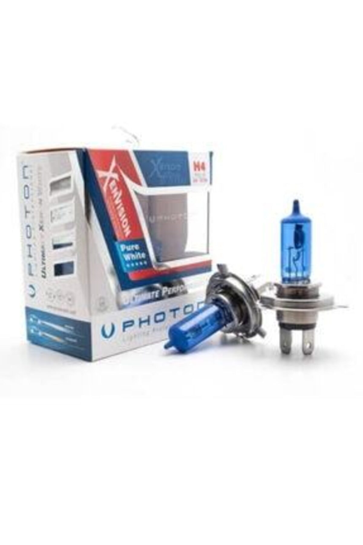 HS MOTOR Photon H4 Beyaz Işık Far Ampulü