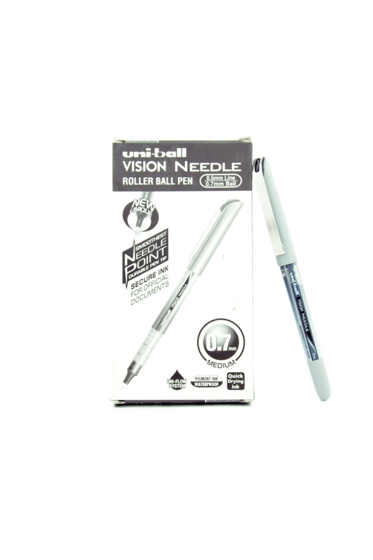 Unibal Uni-ball Vision Needle Fine Iğne Uçlu Roller Kalem 0,7 - 12 Adet