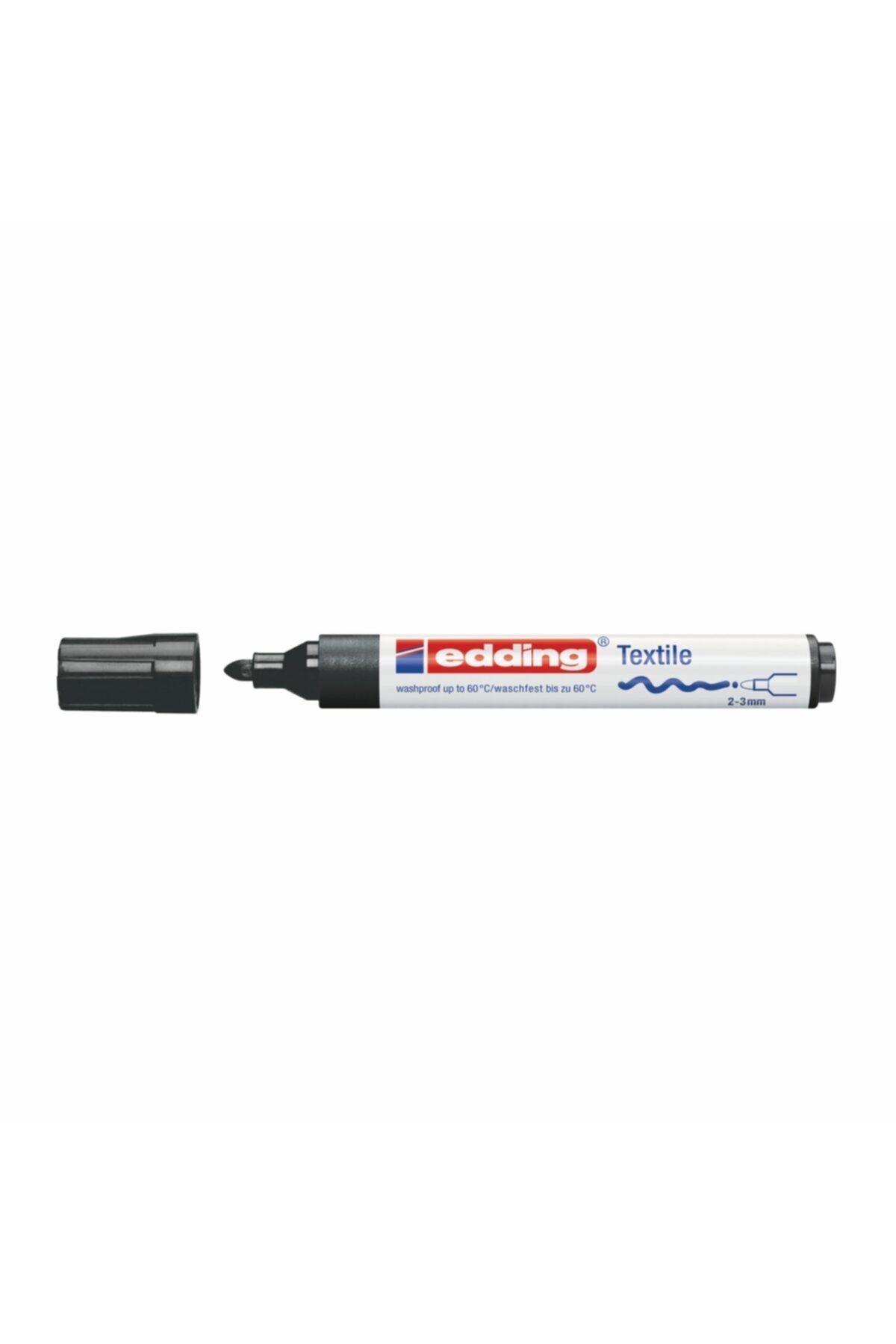 Edding Tekstil Kalemi Siyah E-4500 - 10 Adet
