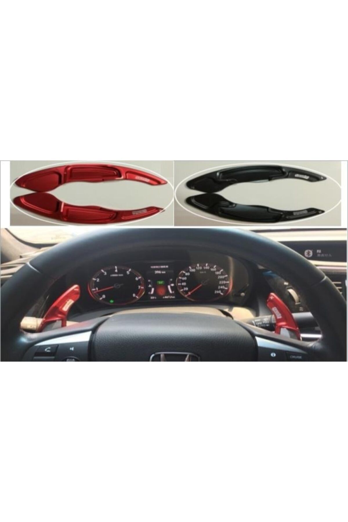 OLED GARAJ Honda Civic 2006-2011 Fd6 F1 Vites Kolu Kulakçık Siyah
