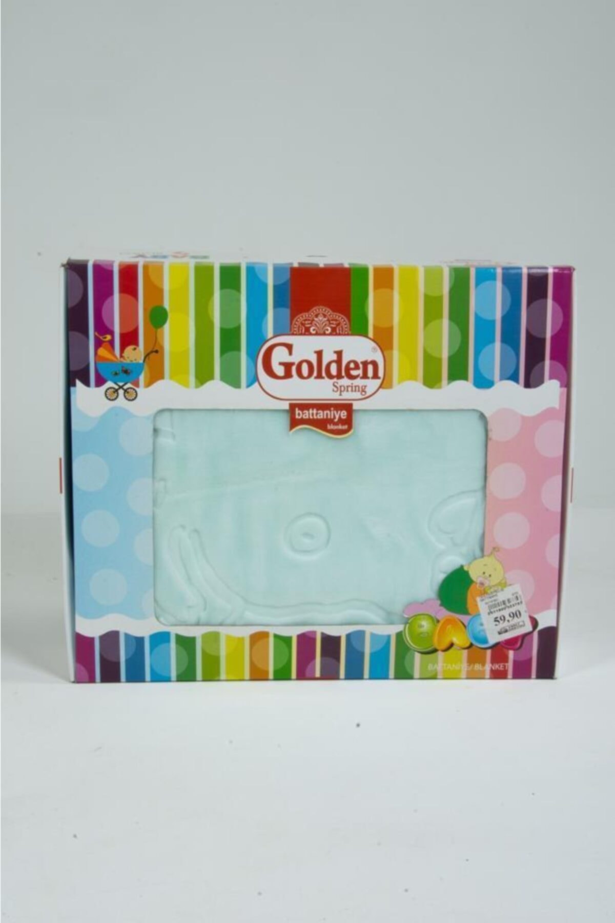 Golden Spring Baby Blanket Kabartmali Pelus Bebek Battaniyesi Su Yesili Turkuaz Fiyati Yorumlari Trendyol