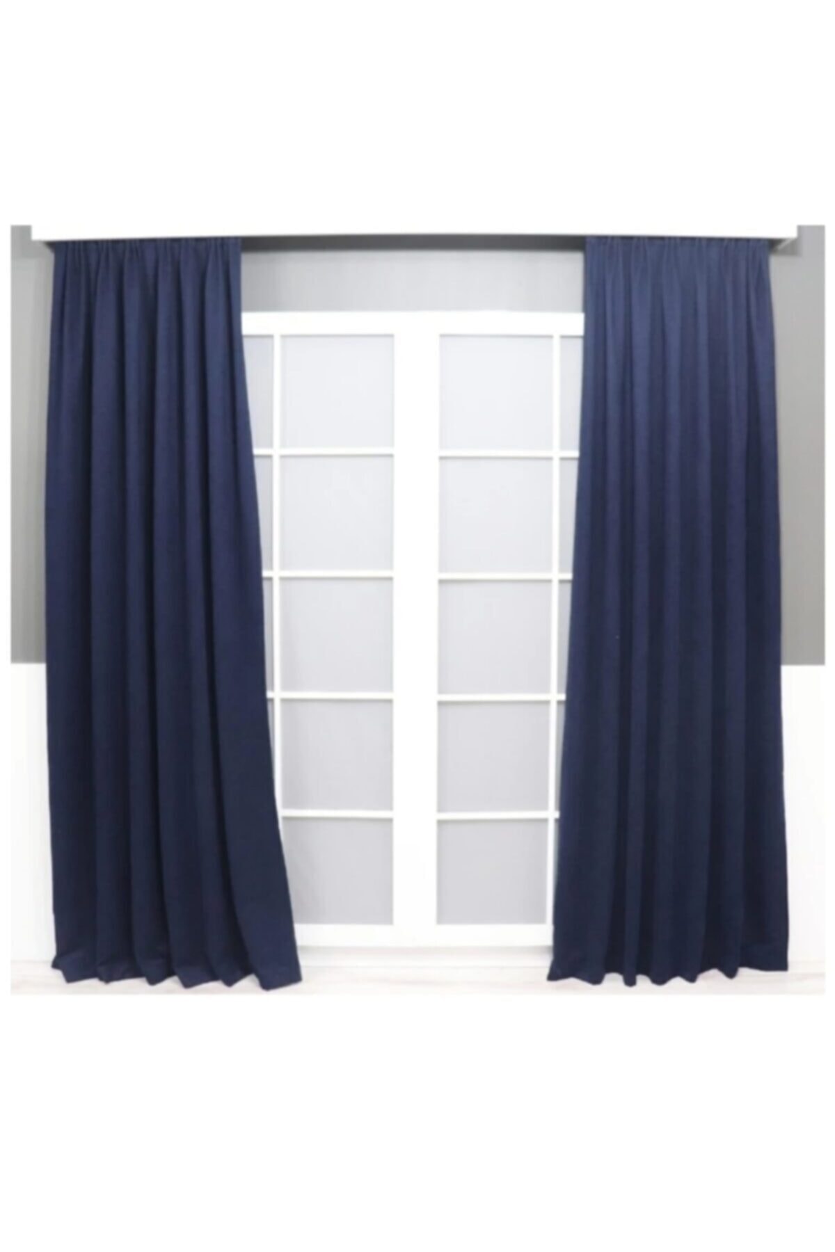 ecrin perde Lacivert Ada Fon Perde