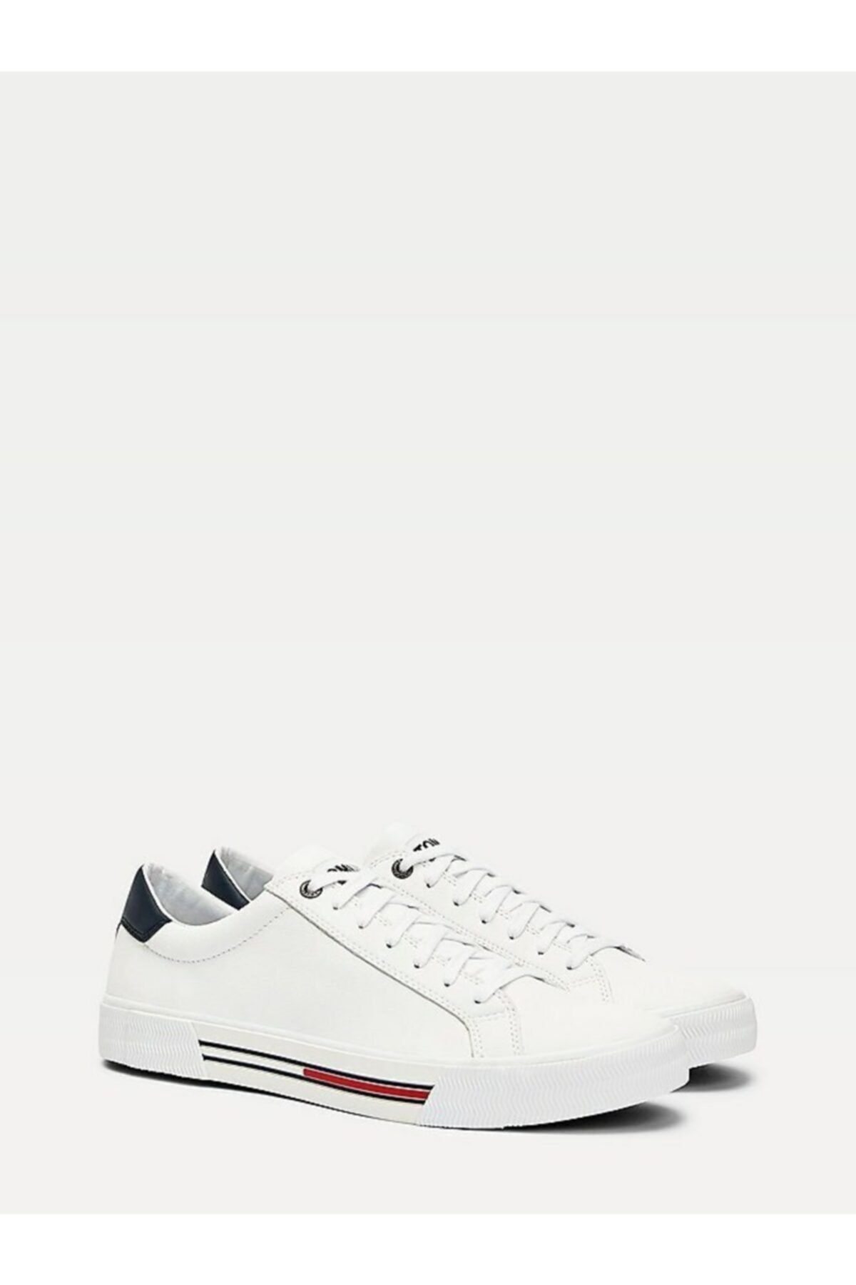 tommy hilfiger erkek beyaz sneaker essential deri sneaker em0em00488 fiyati yorumlari trendyol