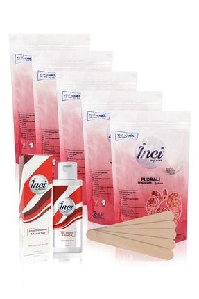 Soyulabilen 5x200g Pudralı Ağda + Ağda Yağı + 100 Adet Spatula Image 0