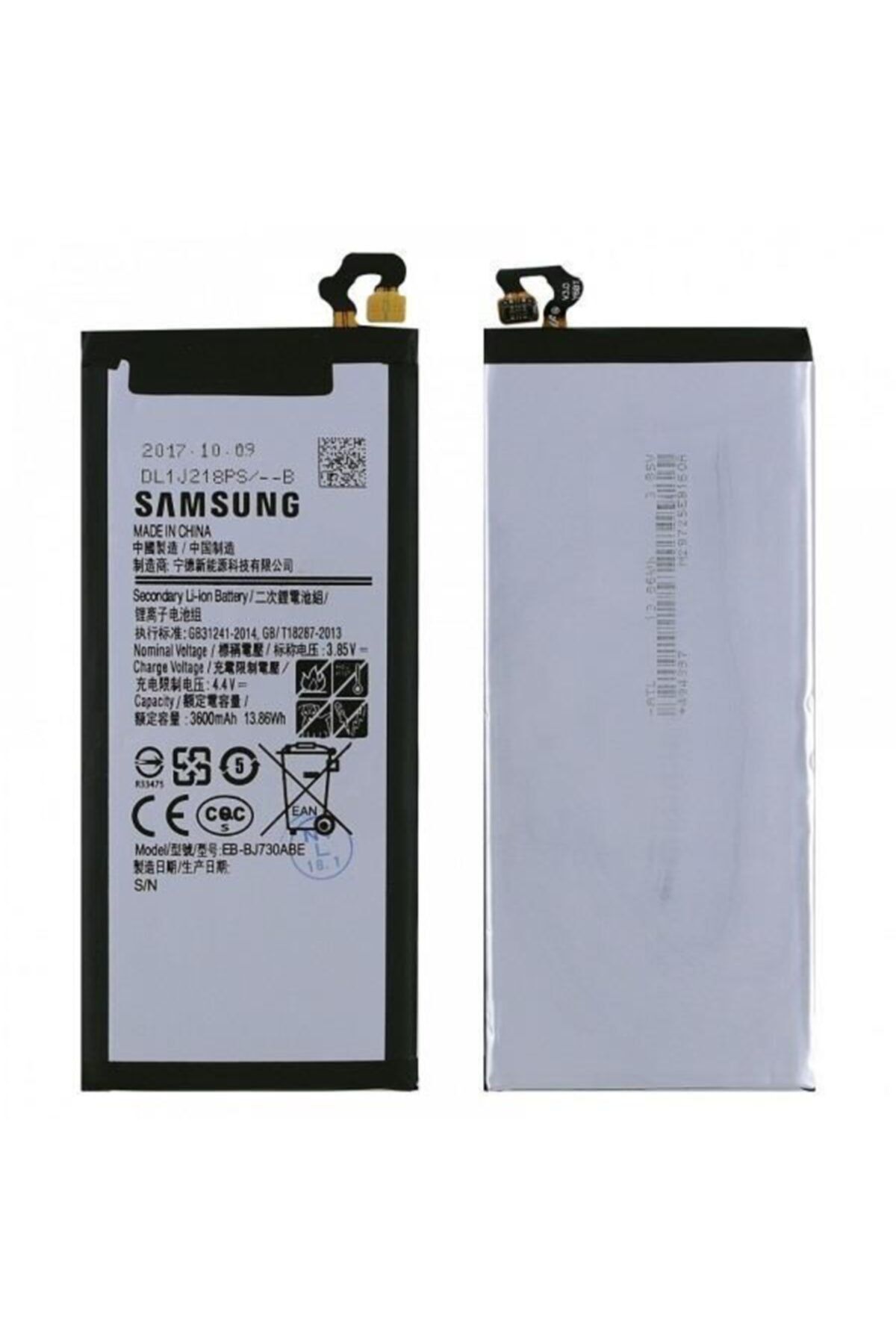 Samsung J7 Pro J730 Batarya Pil Eb-ba720abe 3600 Mah.