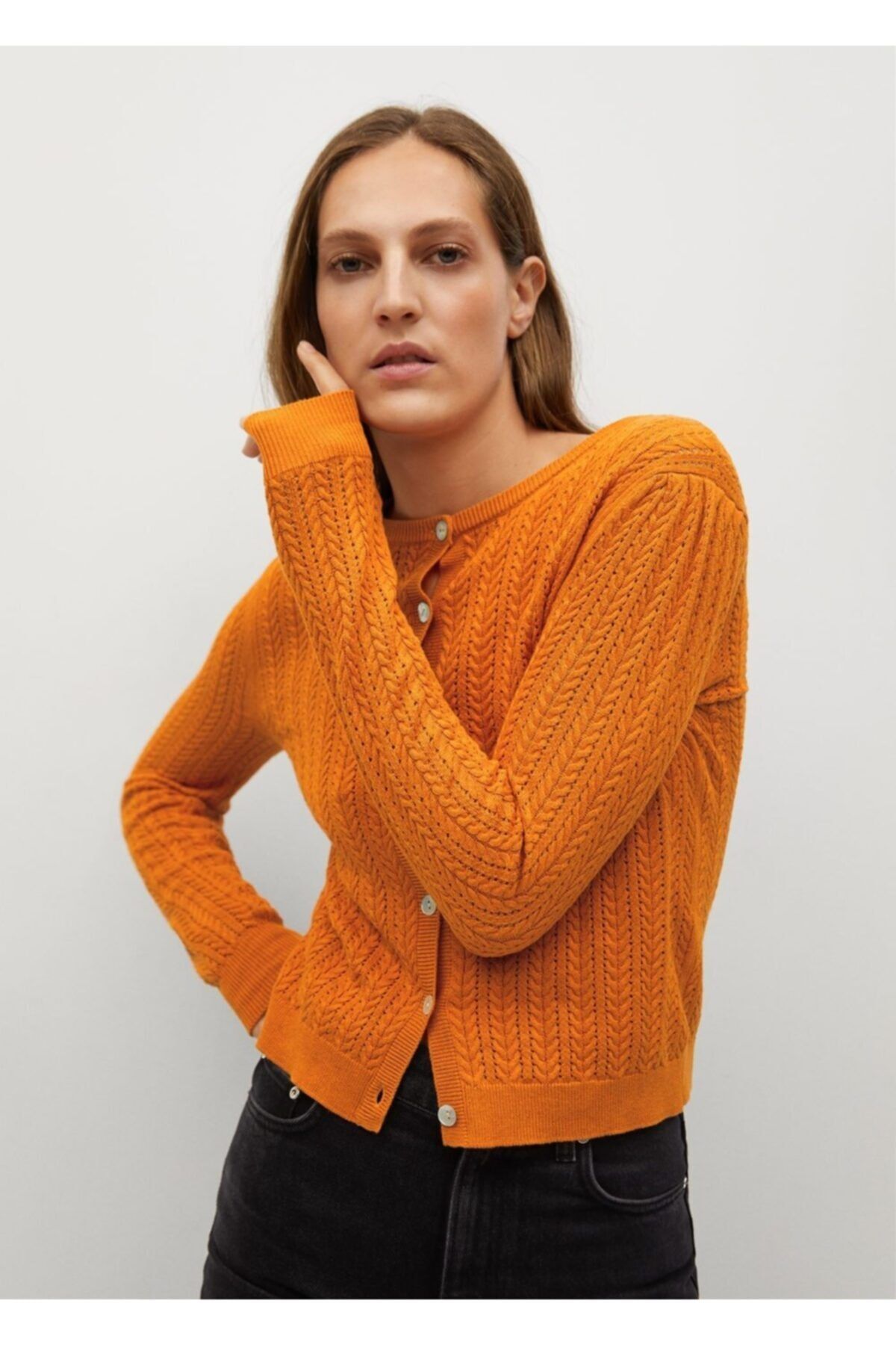 mango woman delikli orgu pamuklu hirka fiyati yorumlari trendyol