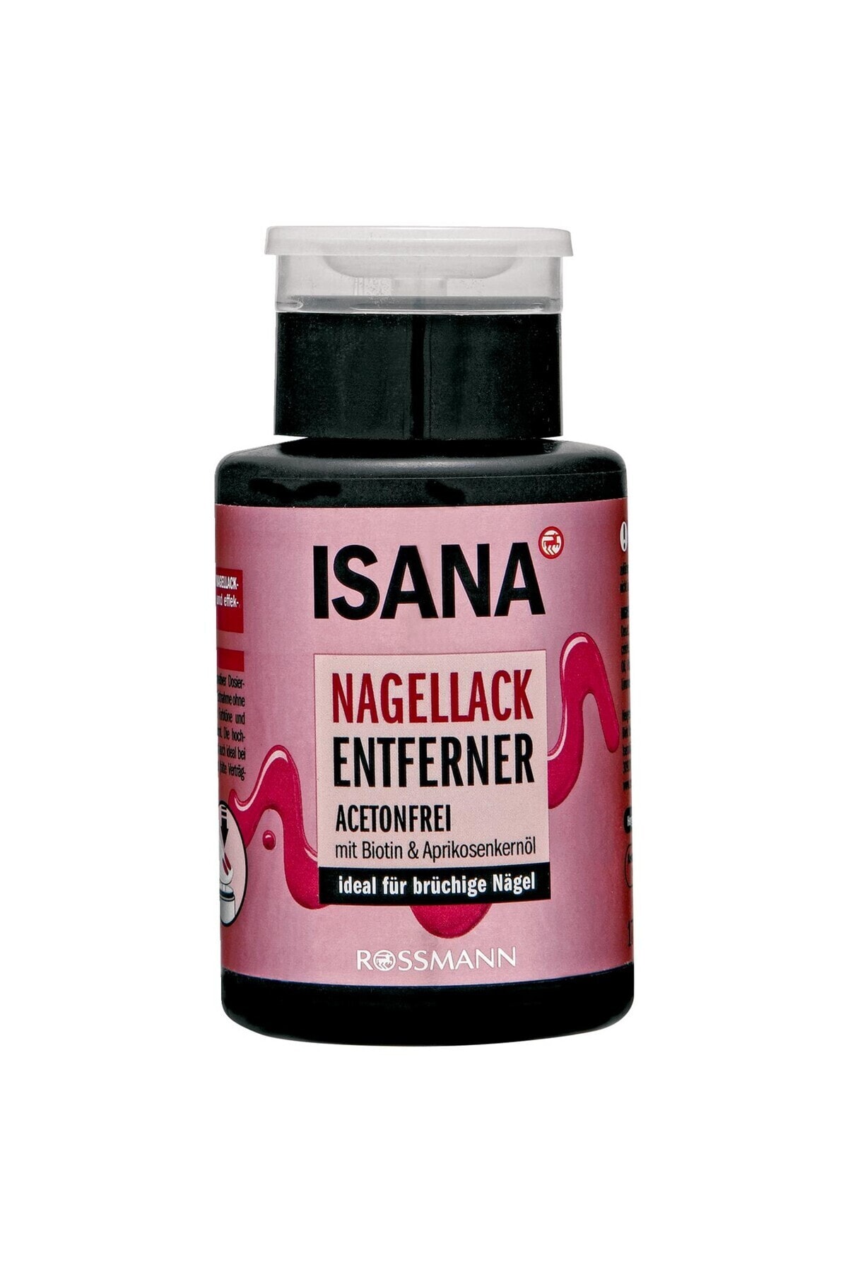ISANA Oje Çıkarıcı Asetonsuz Biotin& Kayısı Çekirdeği Yağı 175ml