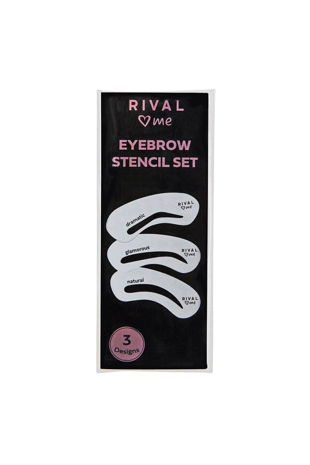 Rival Loves Me Kaş Şablonu Seti 3 Farklı Dizayn 1 Set