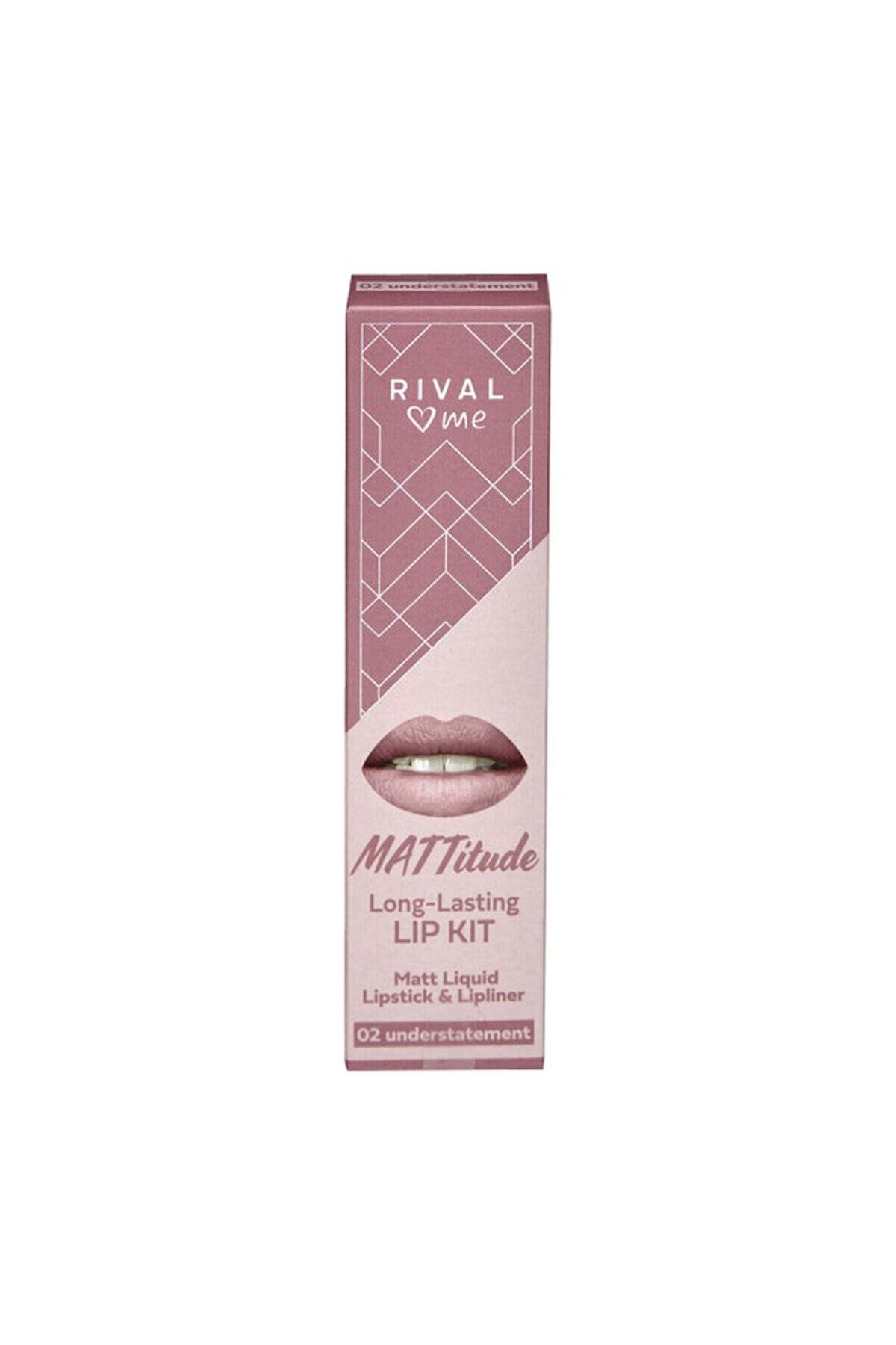 Rival Loves Me Likit Mat Kit No:02 Mattitude Understatmnt 2'li Ruj
