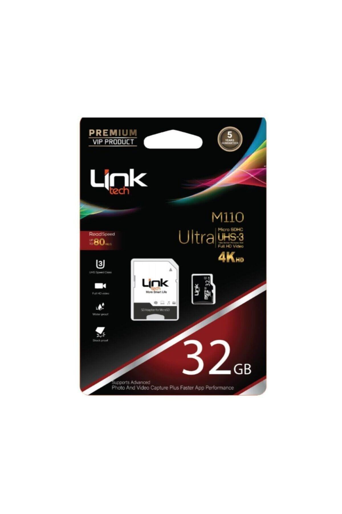 Link Tech Lmc-m110 32 Gb Microsdhc/sdxc Class 3 Uhs-ııı Hafıza Kartı + Adaptör