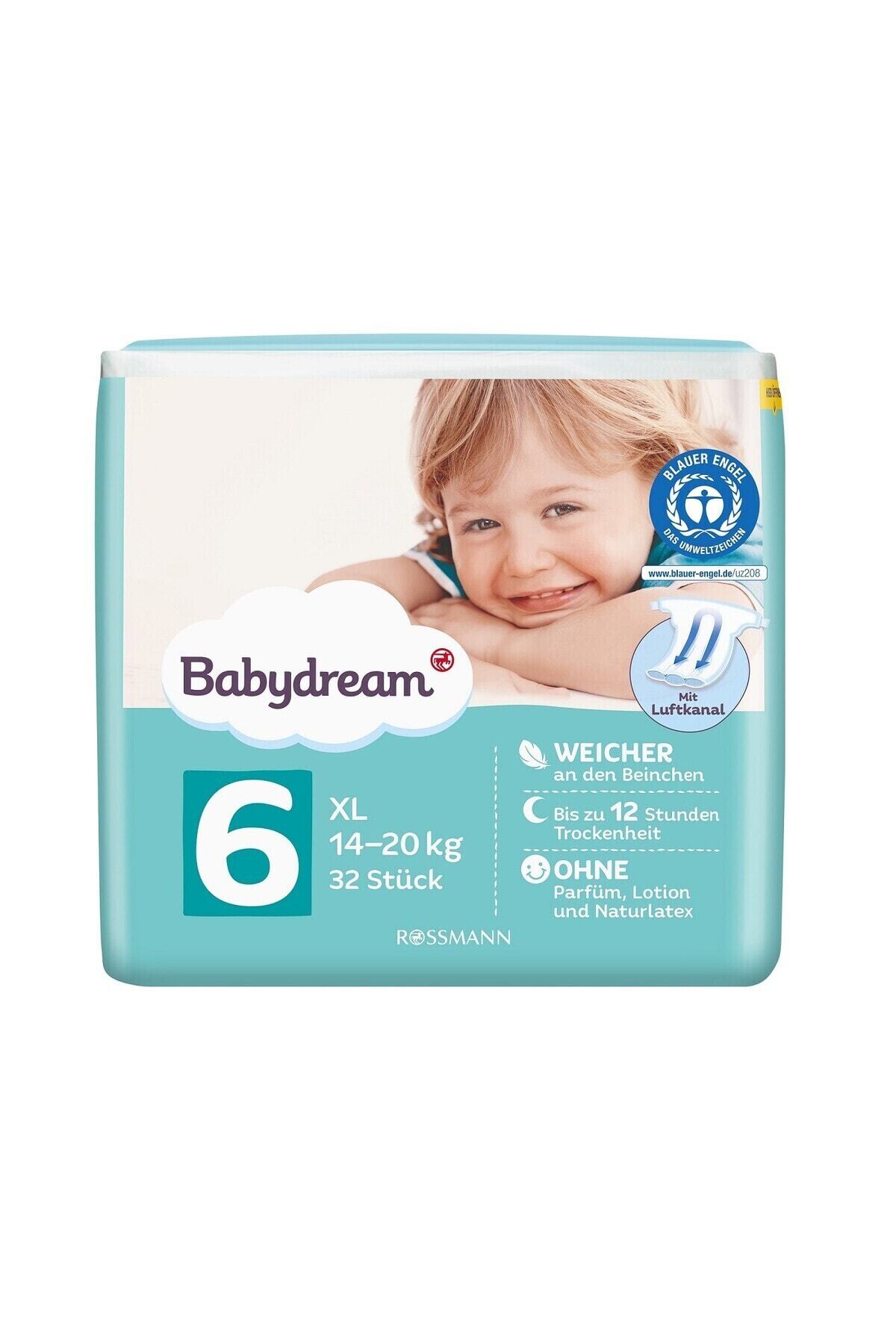 BABYDREAM Bebek Bezi 6 Beden 32'li