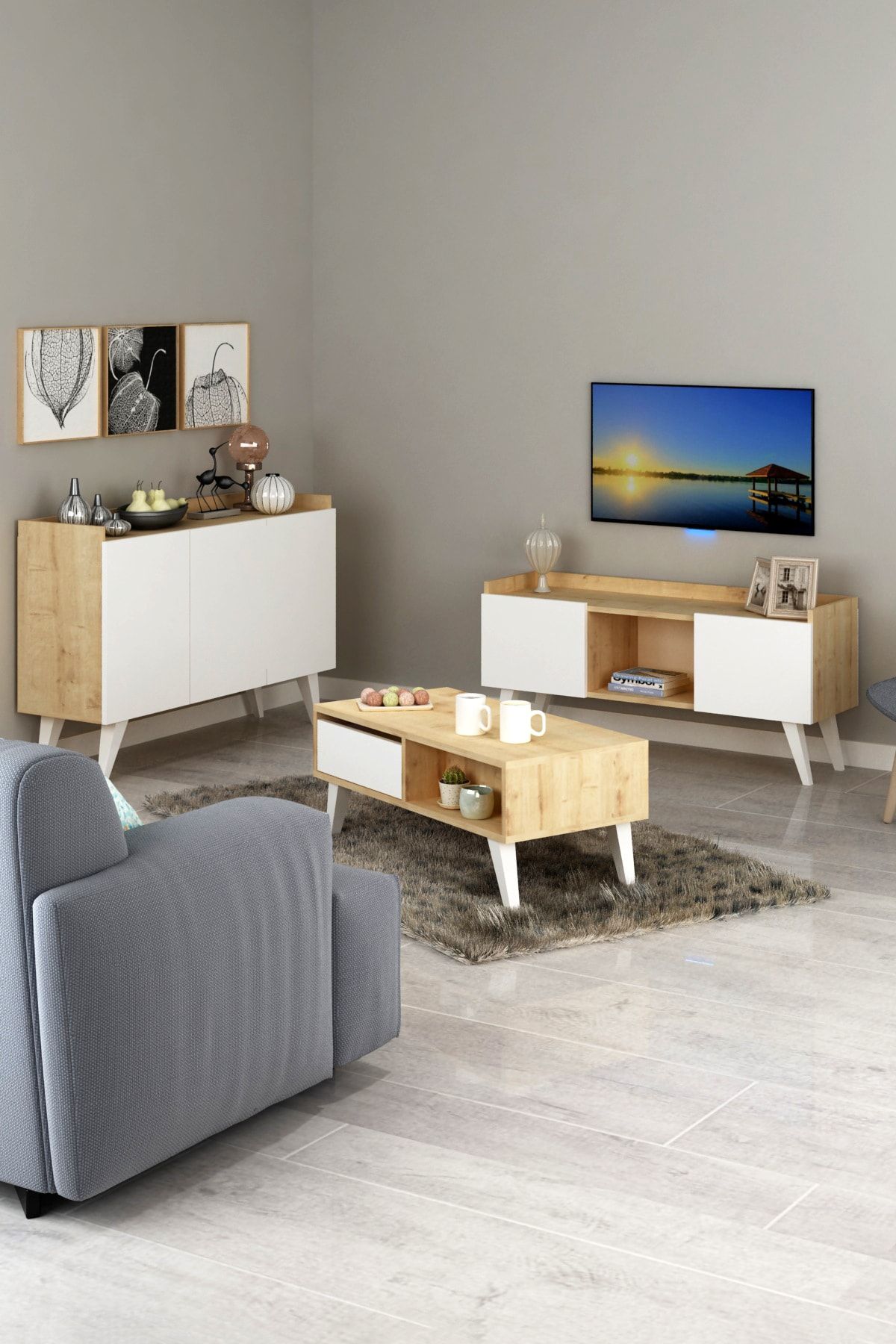Fly Mobilya Elenor Oturma Odası Takımı