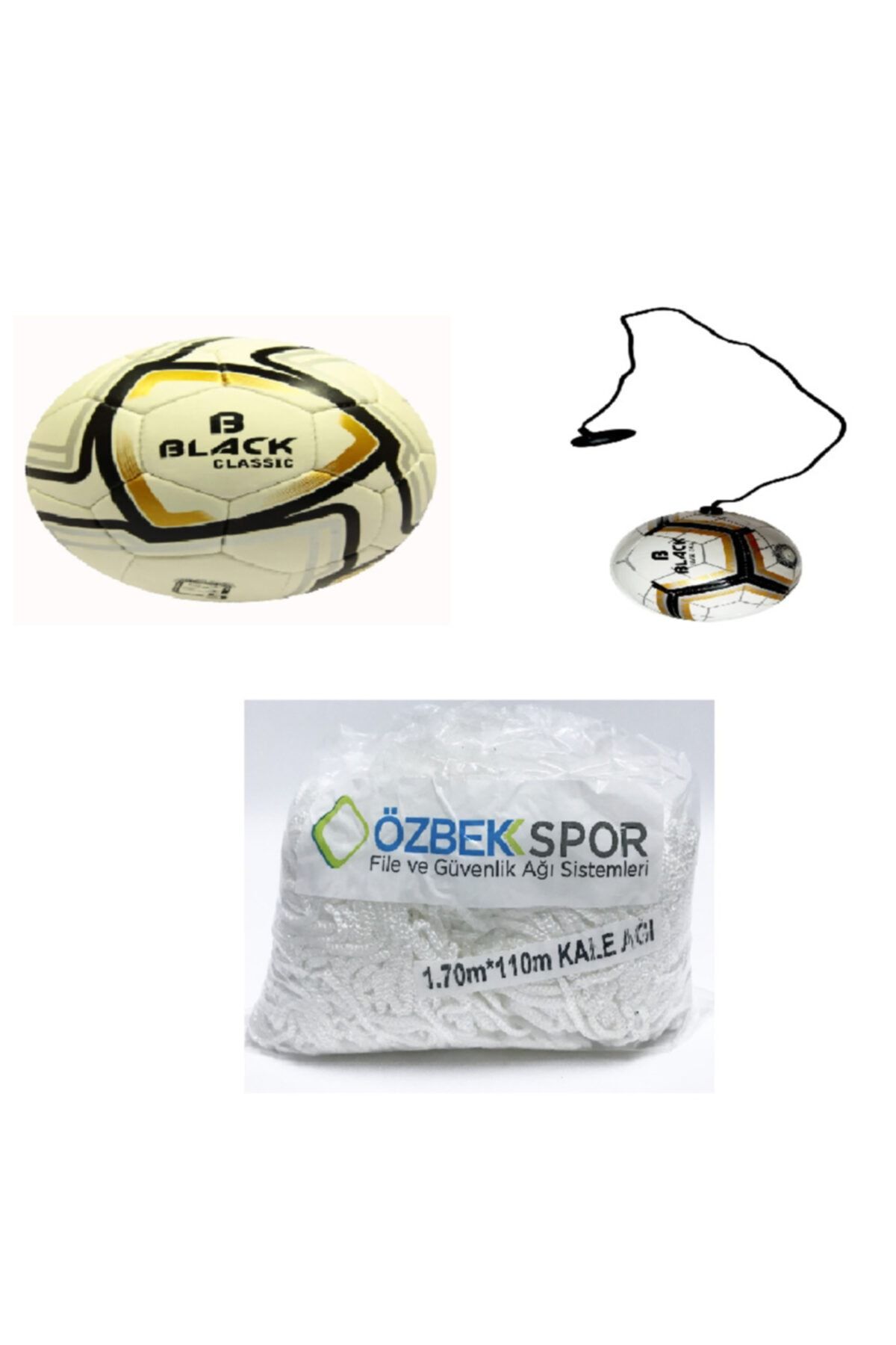 ÖZBEK Mini Kale Filesi  Futbol Topu Antrenman Topu