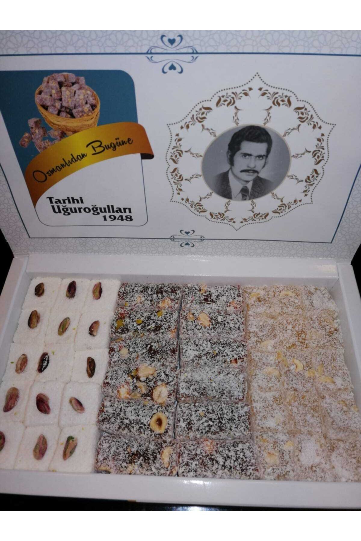 Tarihi Uğuroğulları 1948 Sultan Fındıklı Dilim Mix Kutu ( 1000 Gr )