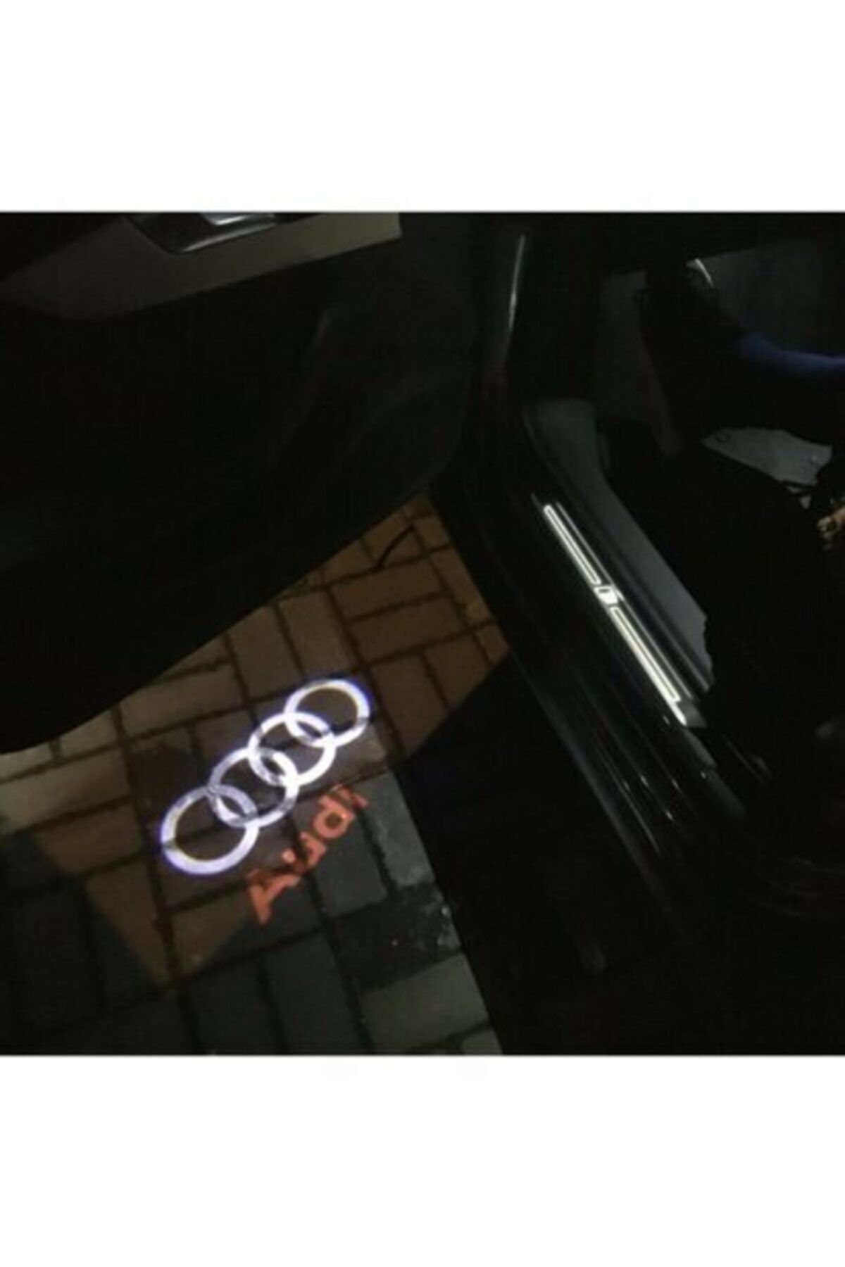 Cnk Oto Kapı Altı Logo Led Aydınlatma Hayalet Arma Işık Audi
