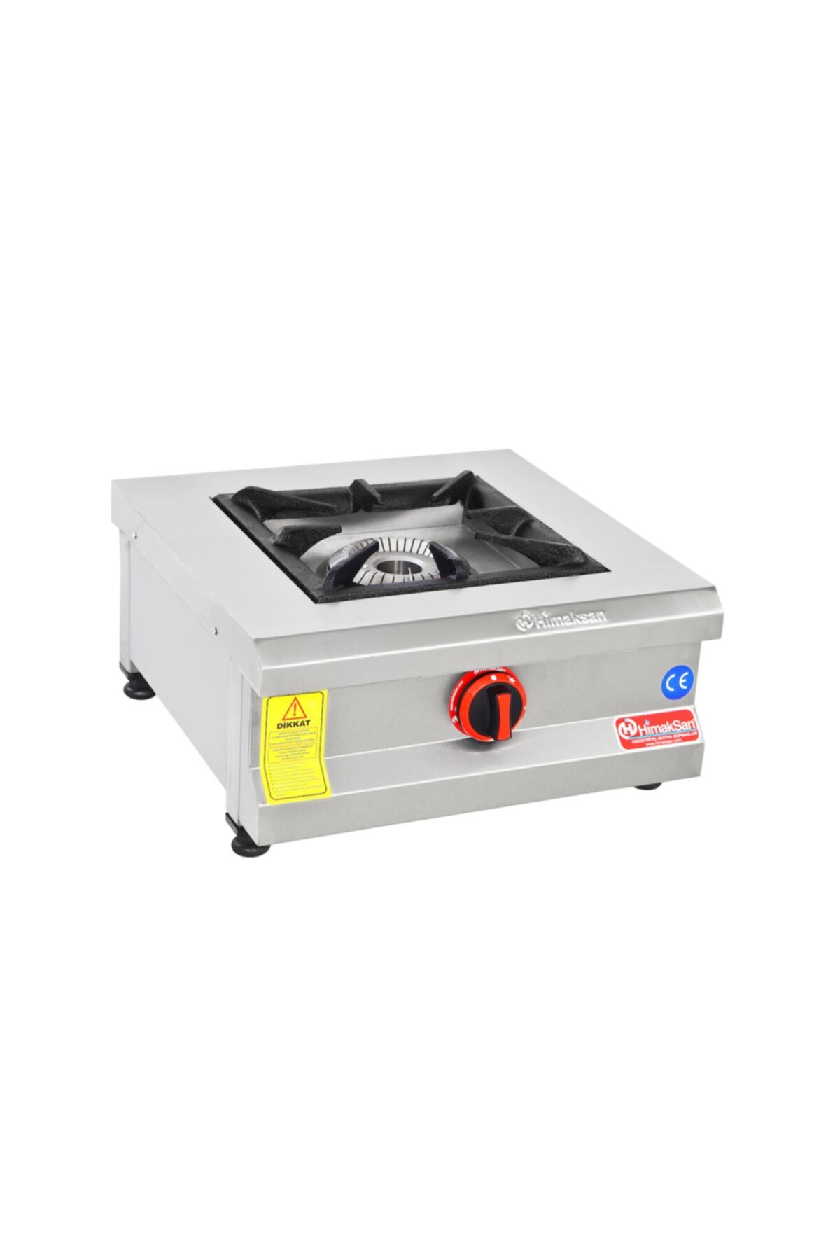 HİMAKSAN Laziro Kıtchen Tekli Set Üstü Lokanta Ocak Gazlı Lpg-ce Belgeli 50x50x25 8 Kg 8 Kw