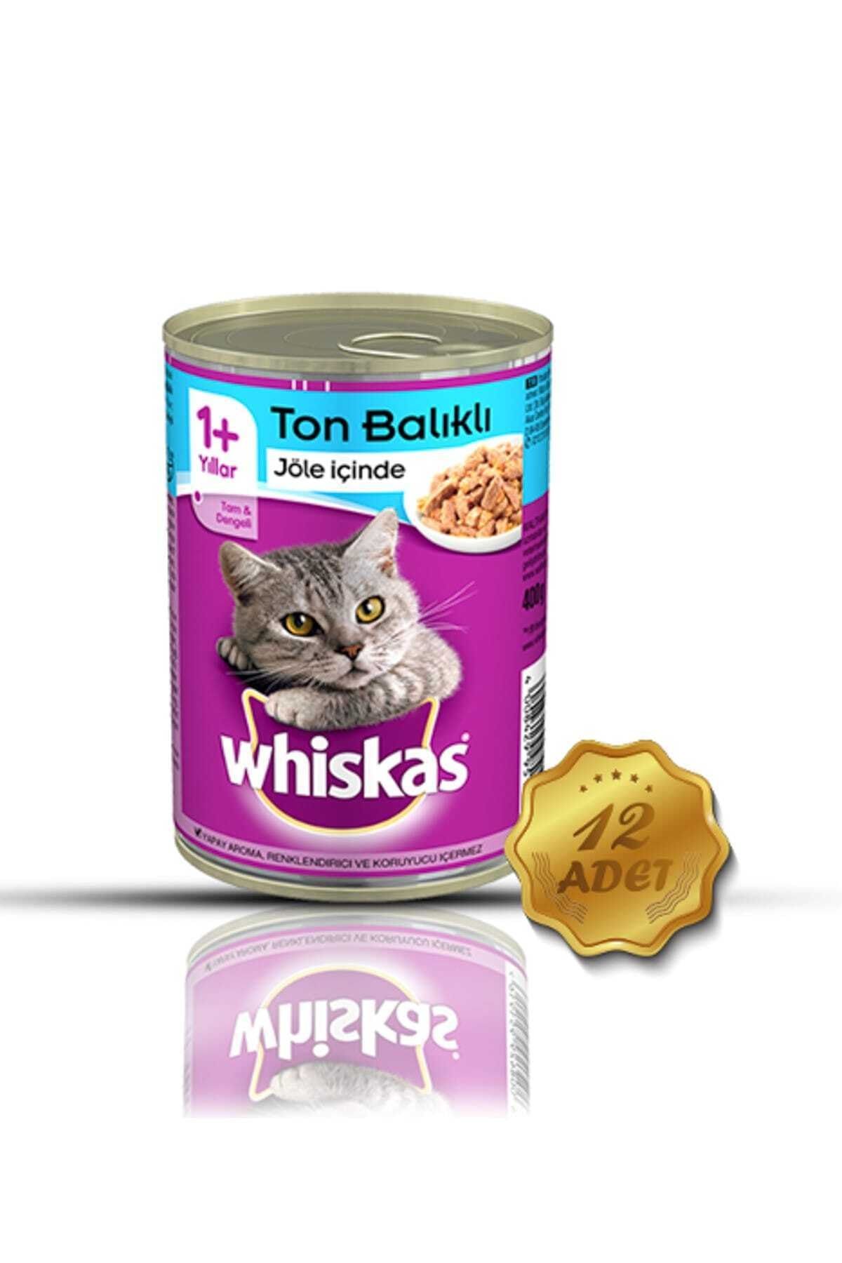 Whiskas 400g Ton Balıklı Kedi Konservesi 12adet