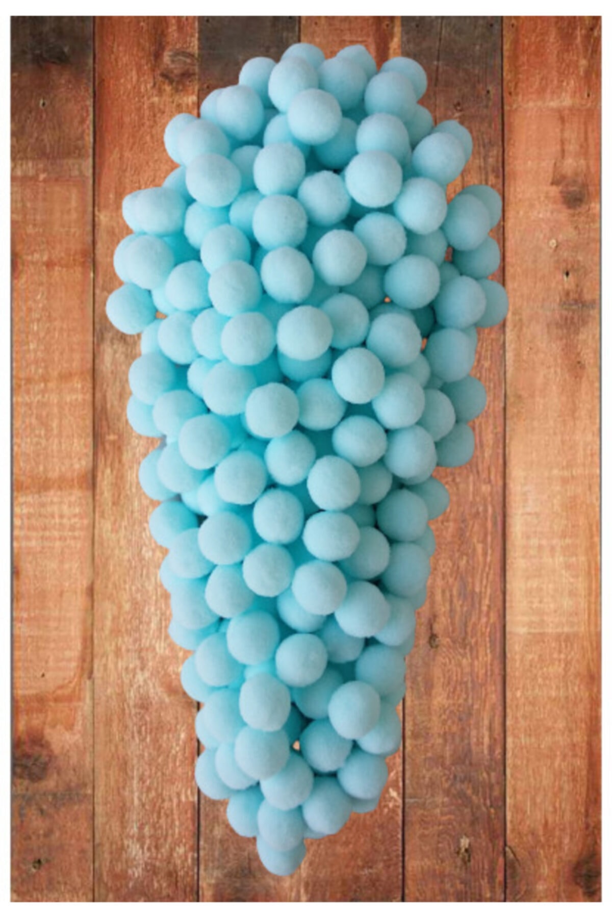 Kezban Tekstil Peluş Ponpon 2cm Turkuaz 100 Adet