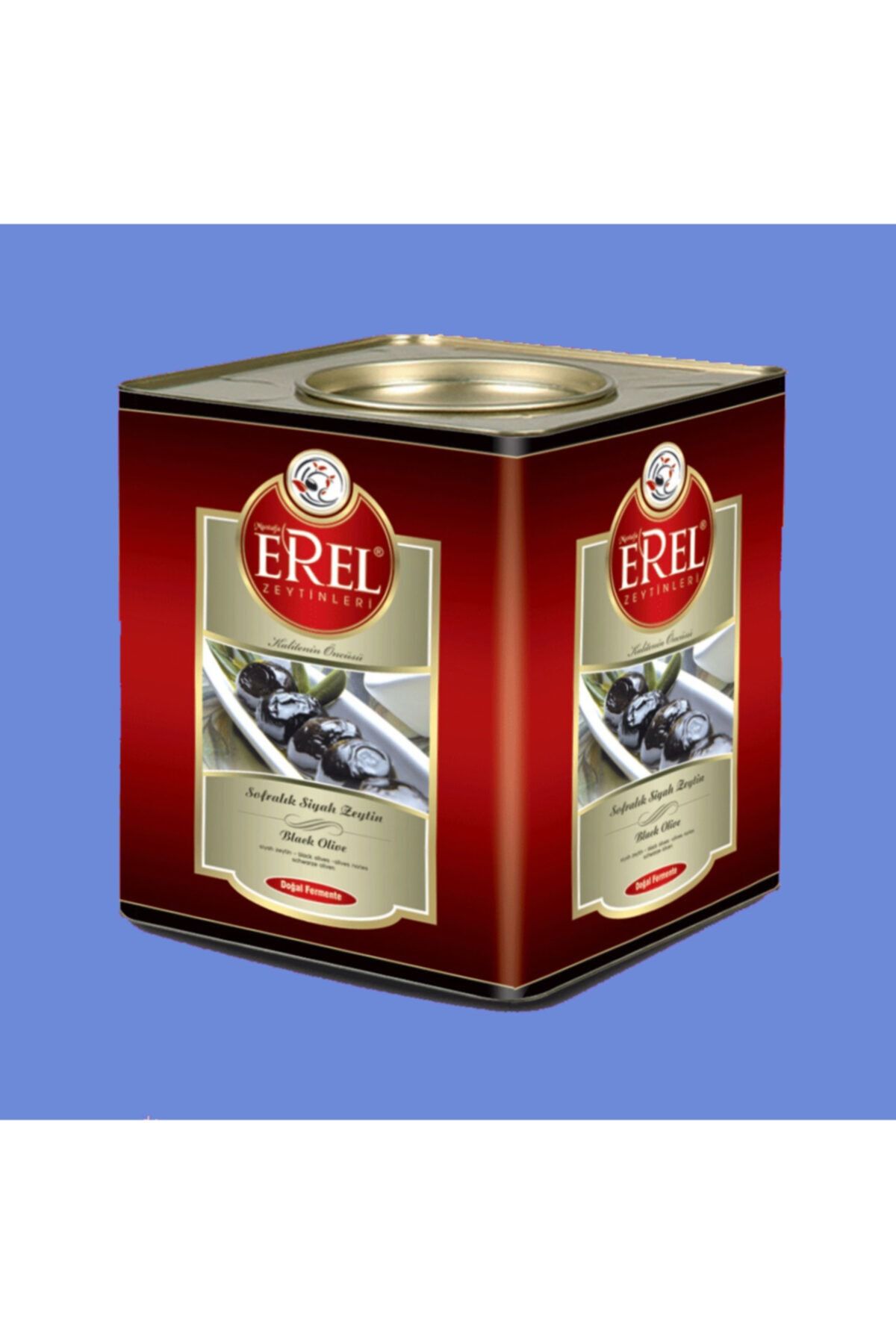 Erel Zeytin Tuzsuz Köy Sele Zeytini 9 kg Teneke