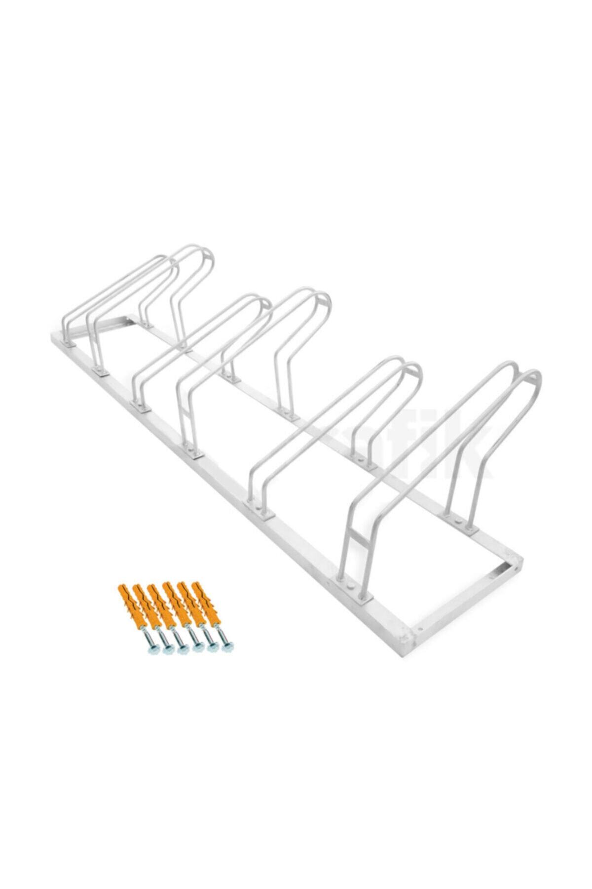 FM Trafik Bisiklet Park Yeri - Altılı Galvaniz 40x210 Cm