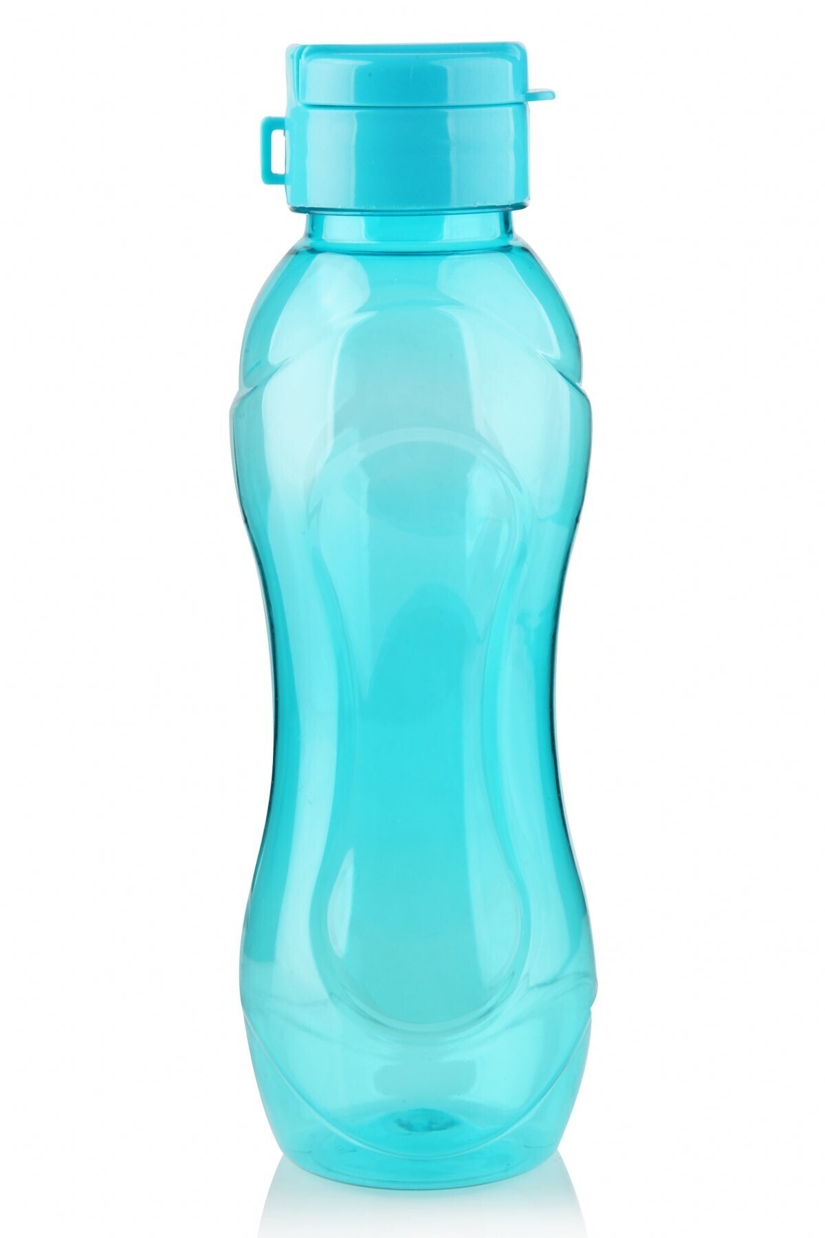 Planet X Eko Şişe 750 ml Siyah Pratik Kapak Suluk Matara Mavi