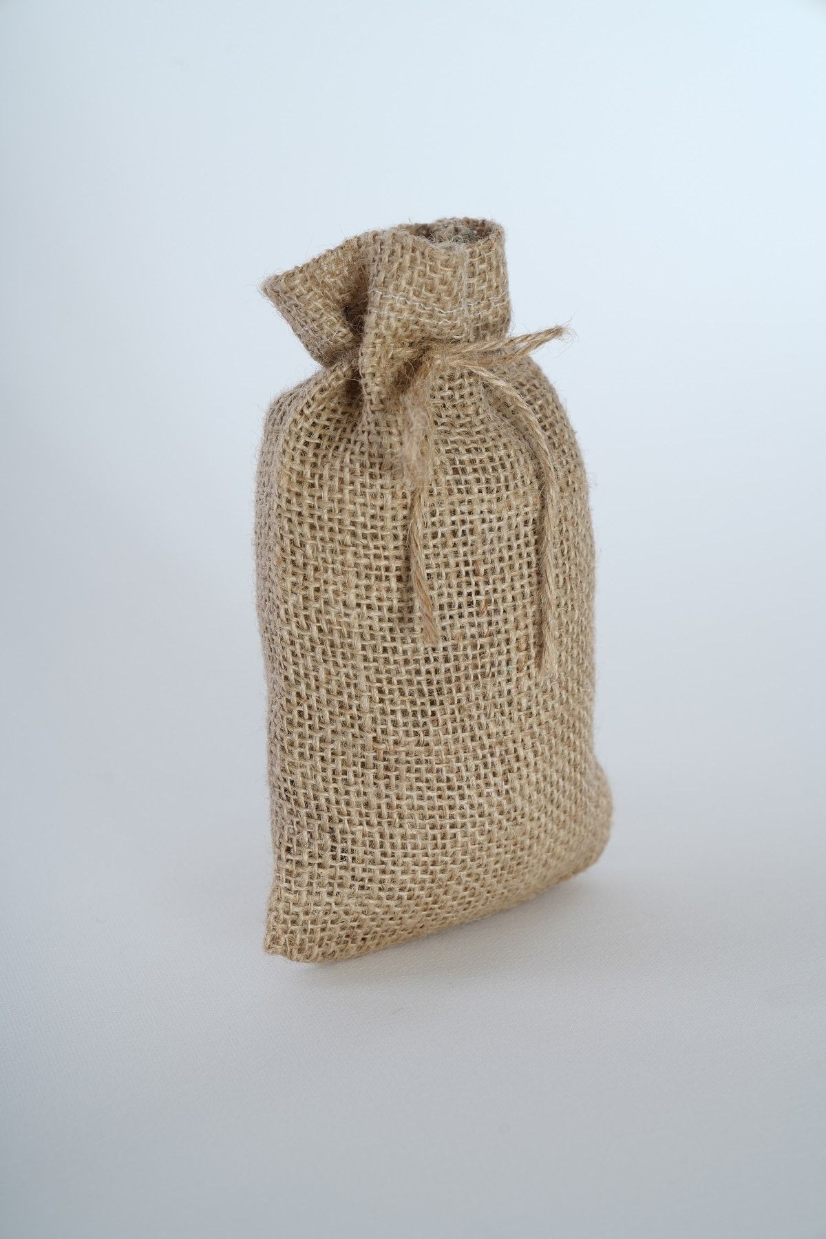 İSTANBUL SANDALET Doğal Jut Kese Paketleme Torbası 1 Adet 10 X16cm