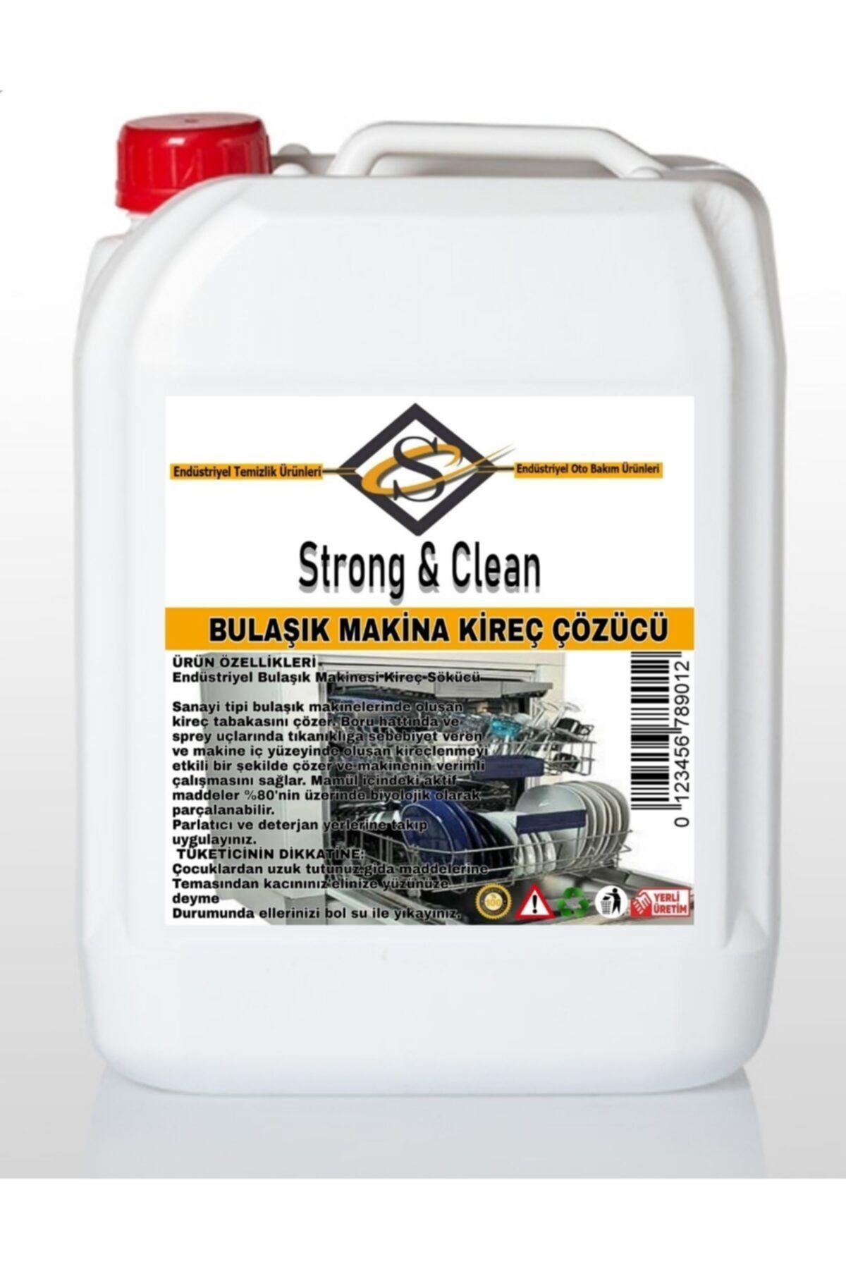STRONG&CLEAN Bulaşık Makina Kireç Cözücü 5kg