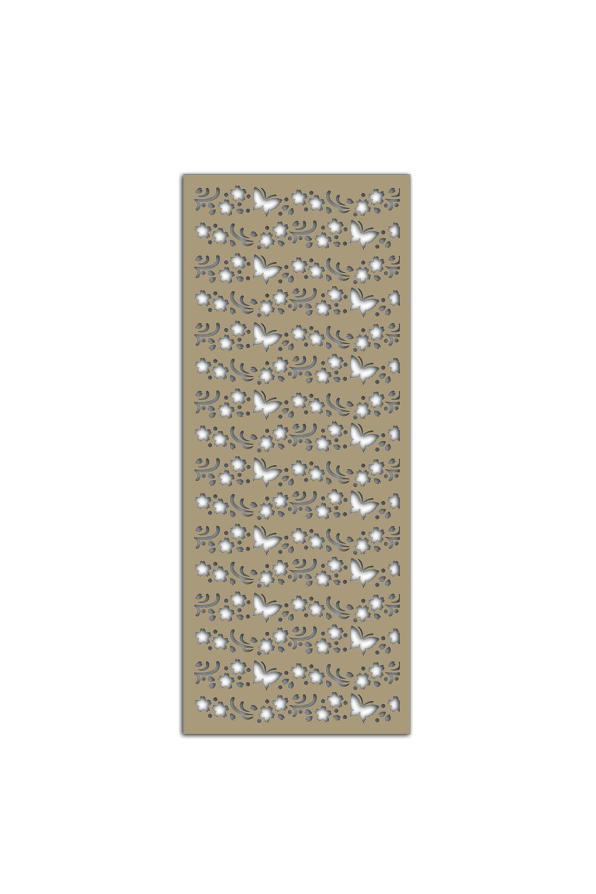 Liar Dekor Liar Ahşap Seperatör (Paravan) - KSP-03 - (18 mm) - (69 cm x 139 cm) - (Ham)