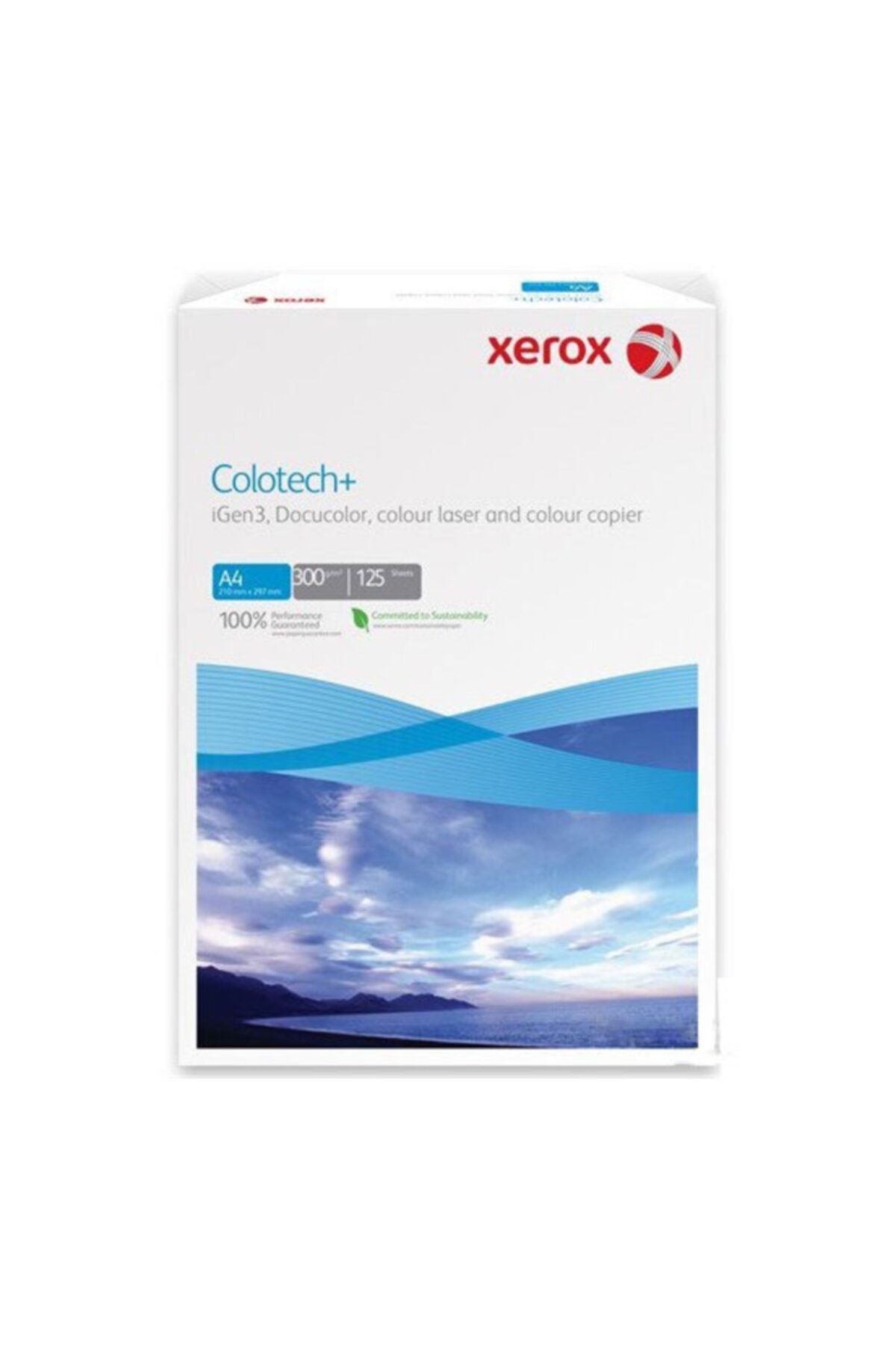 Xerox Beyaz A4 Fotokopi Kağıdı Gramajlı  Laser-copy-inkjet Colotech 125'li Paket 300 gr